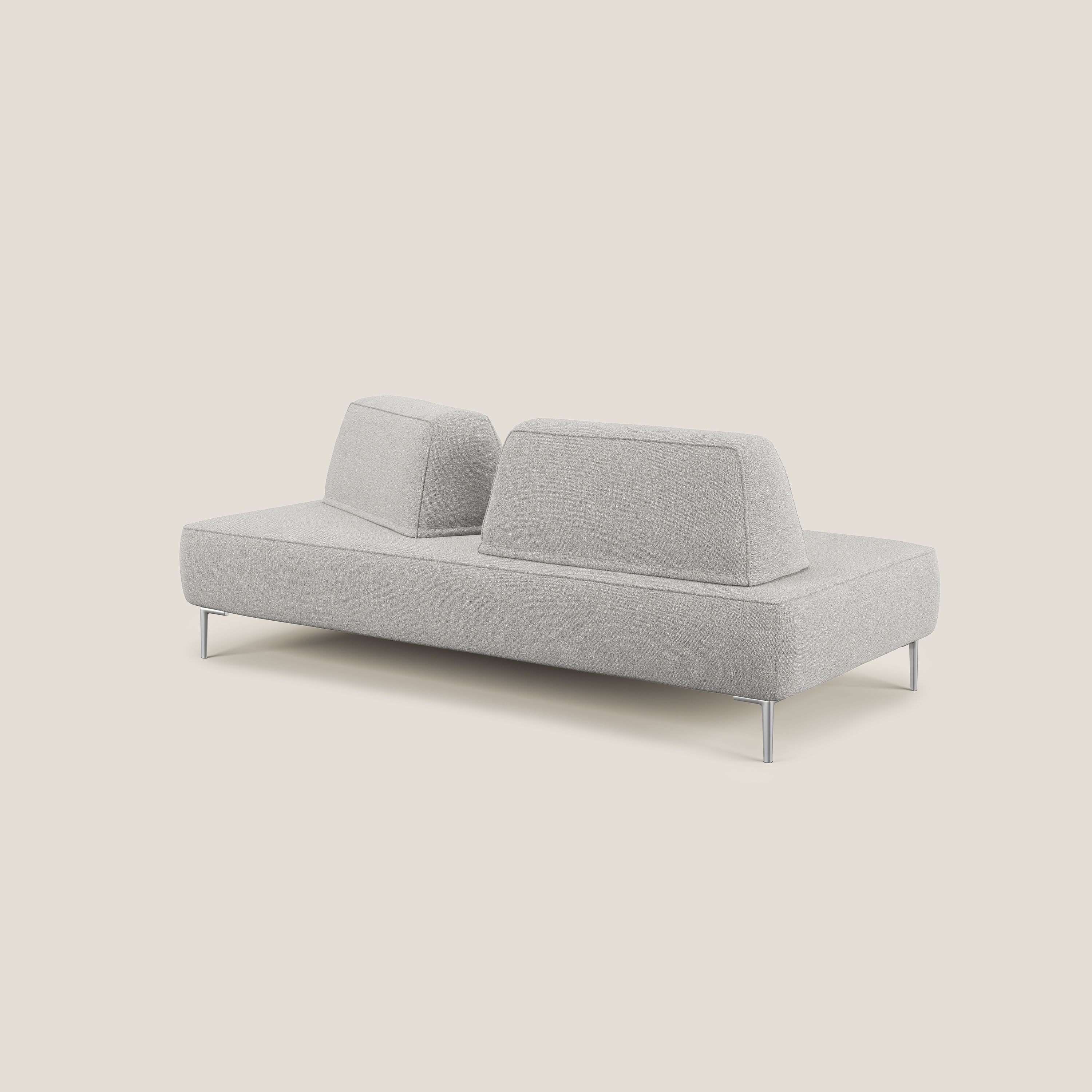 Newton divano modulare con schienali movibili T07 grigio - divani.store