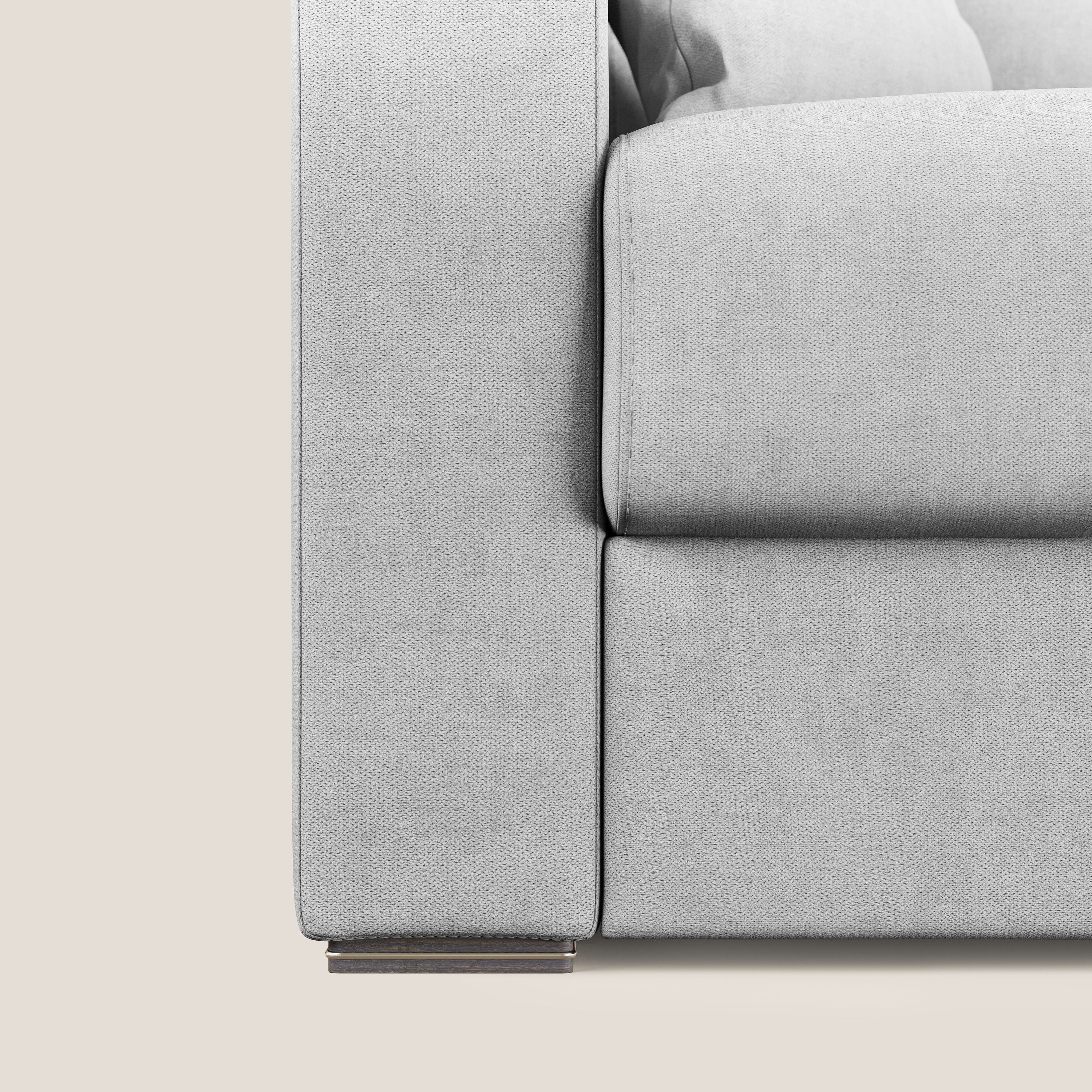 Best Divano letto matrimoniale in tessuto impermeabile T02 grigio chiaro - divani.store