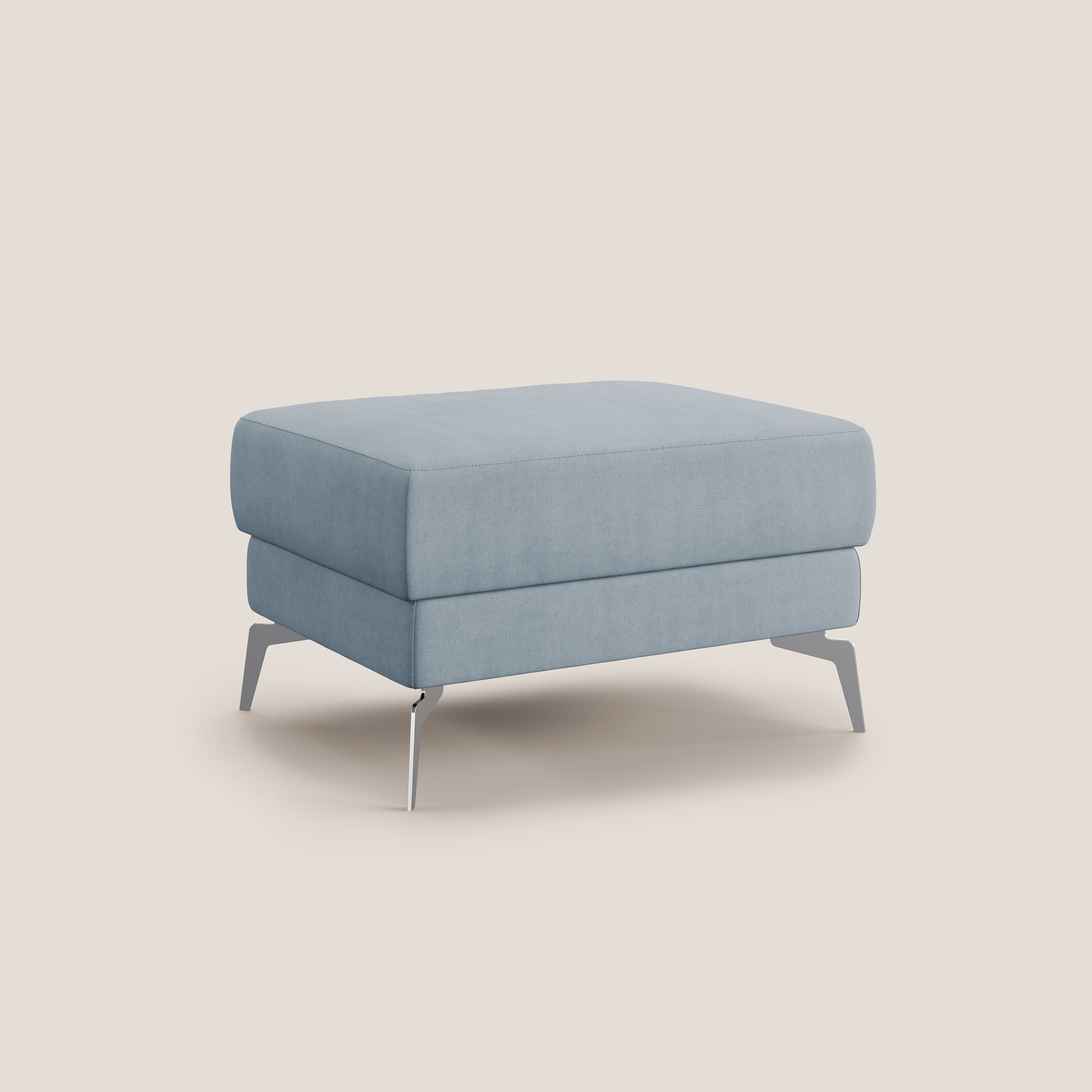 Star Pouf con piedini alti in tessuto impermeabile T02 carta da zucchero - divani.store