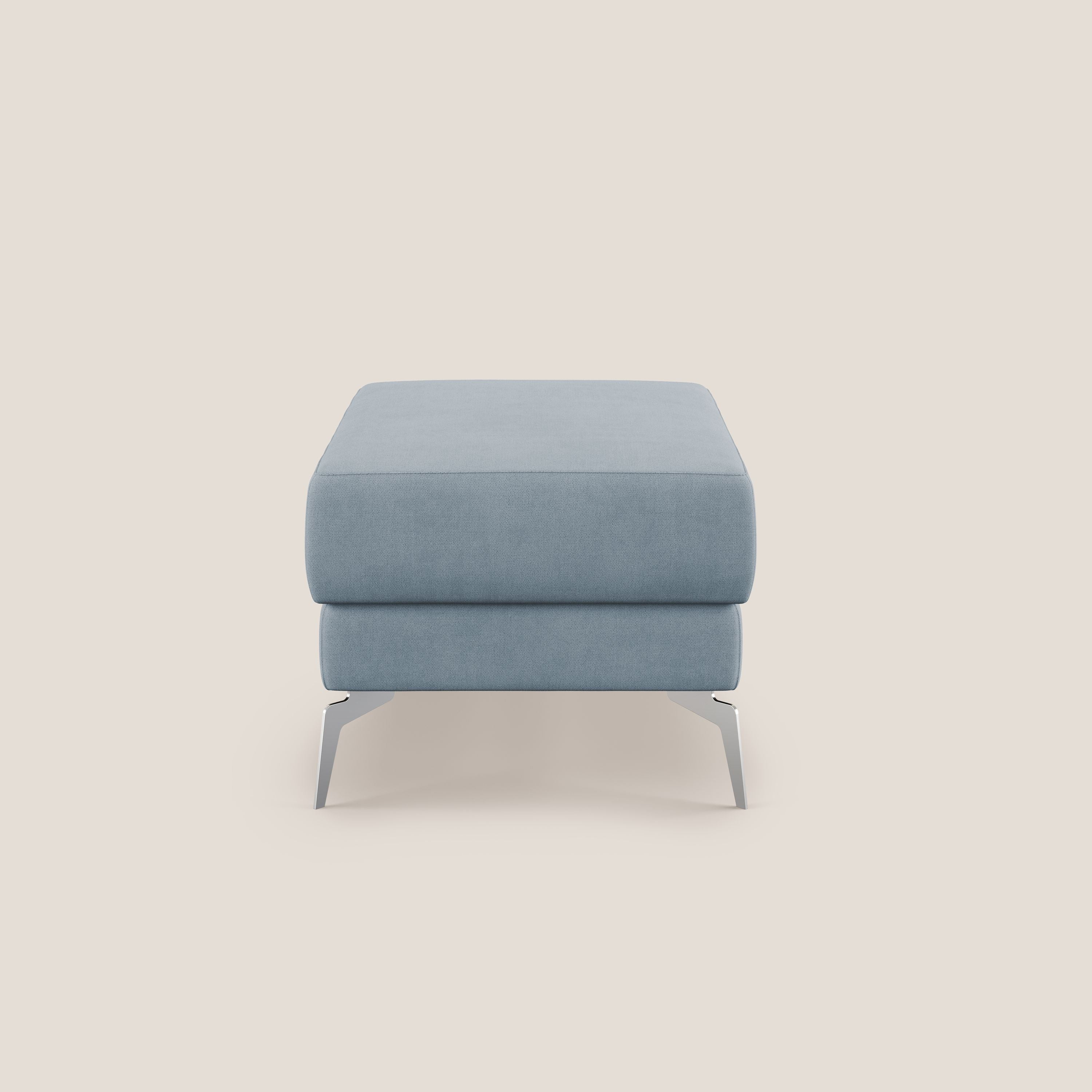 Star Pouf con piedini alti in tessuto impermeabile T02 carta da zucchero - divani.store
