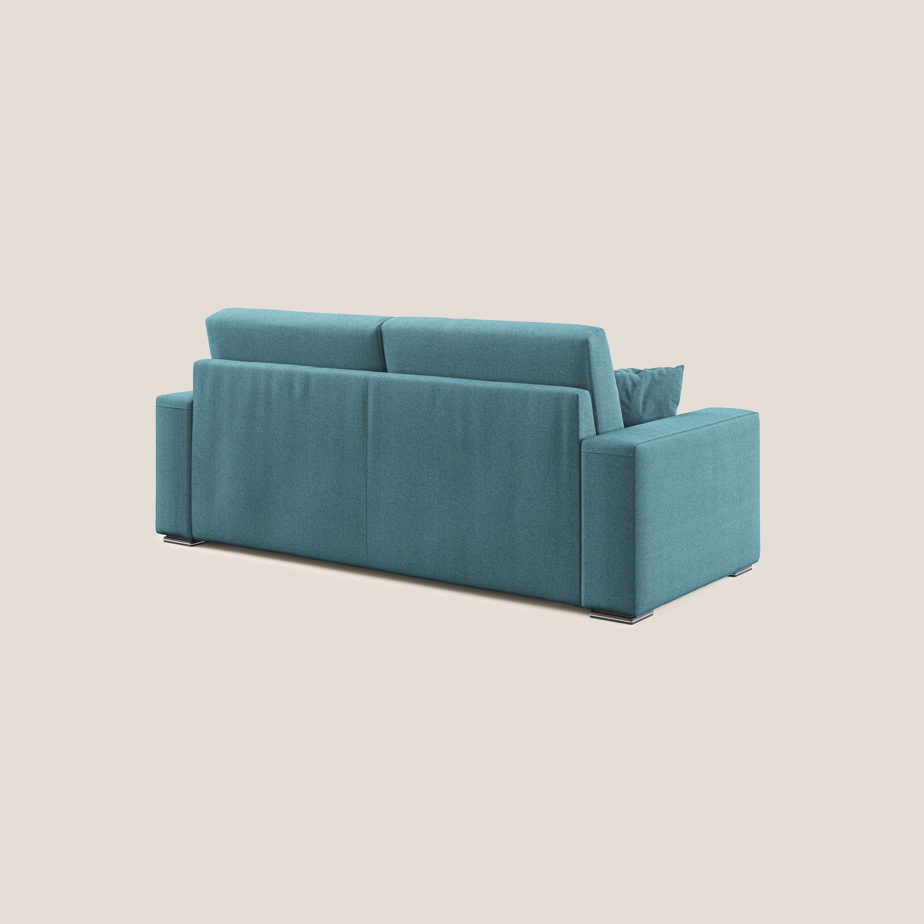 Marte divano in tessuto smacchiabile impermeabile T08 azzurro - divani.store