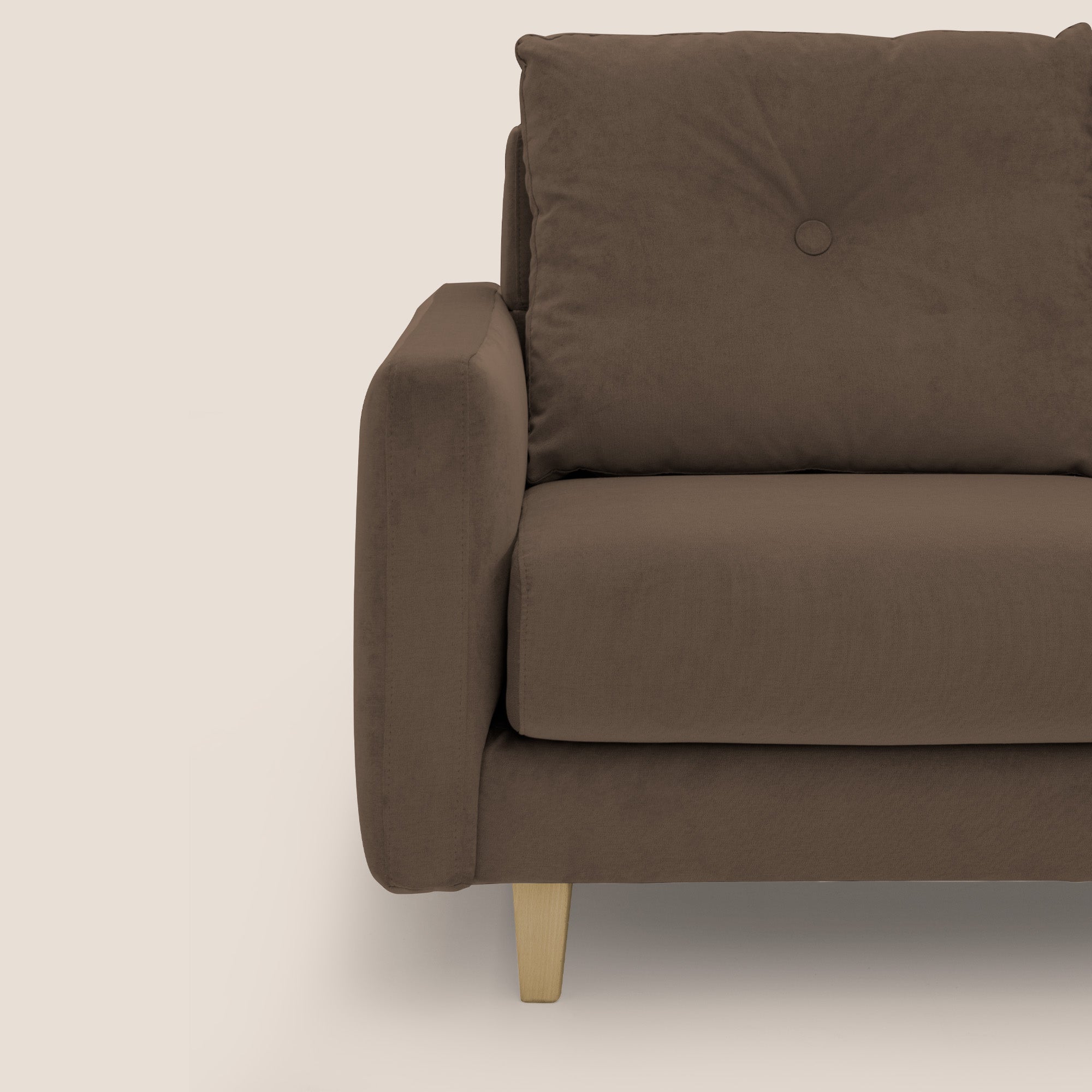 Matisse Divano angolare con sedute scorrevoli in tessuto morbido smacchiabile T17 - divani.store