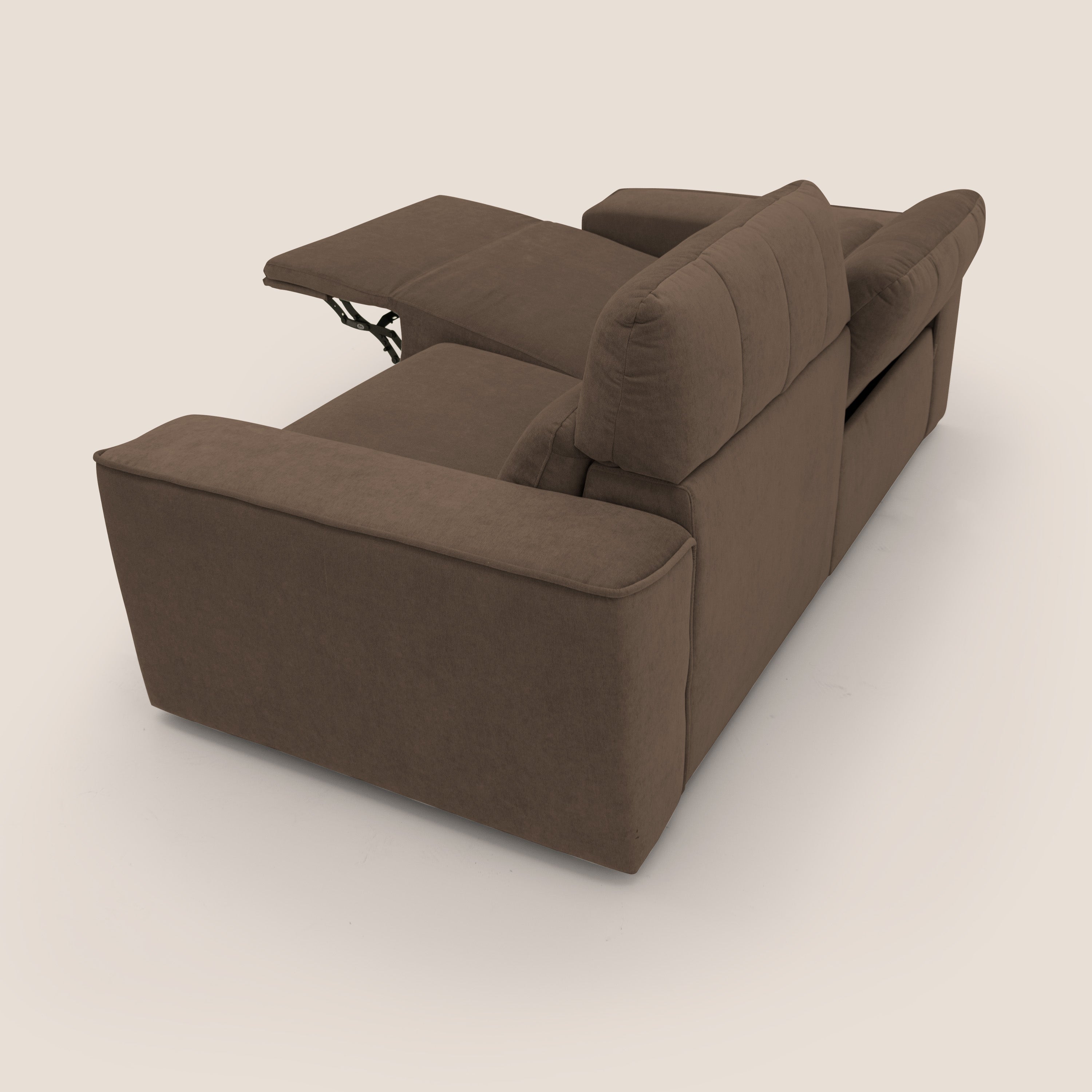 Clark Divano modulare con opzione relax elettrico in tessuto smacchiabile impermeabile T17 - divani.store