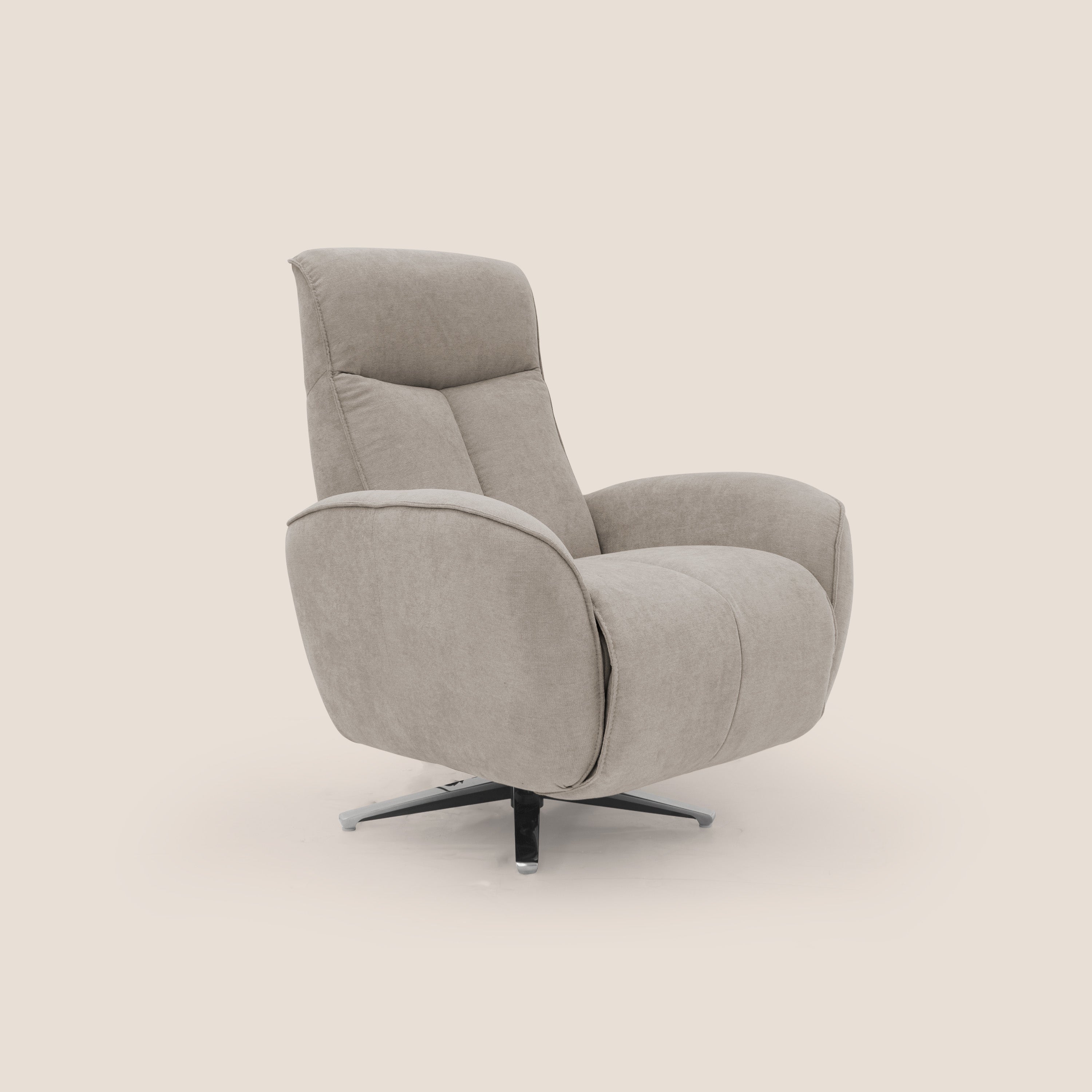 EVA Poltroncina RELAX in morbido tessuto impermeabile T02 beige - divani.store