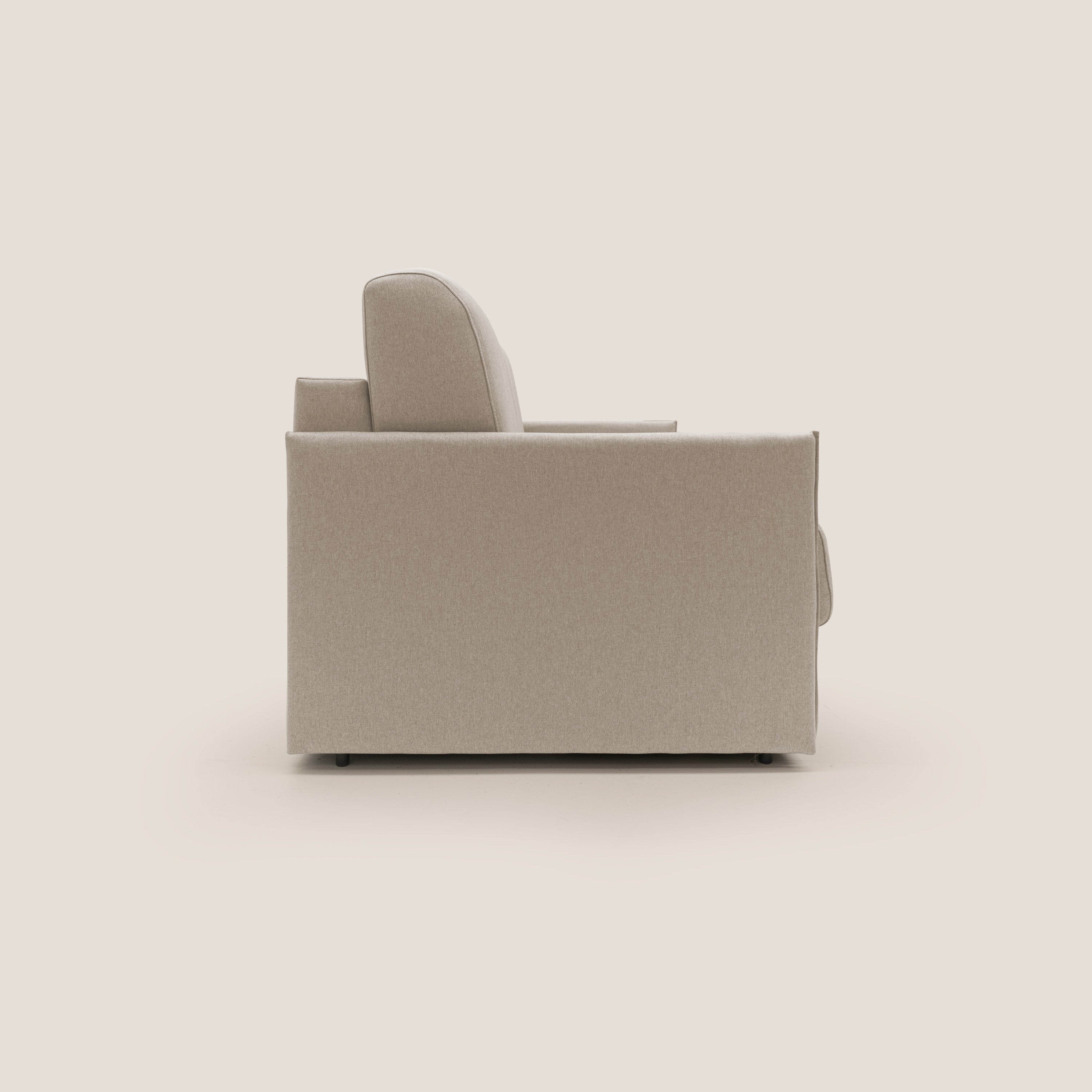Evans Divano letto matrimoniale in tessuto impermeabile T13 beige - divani.store