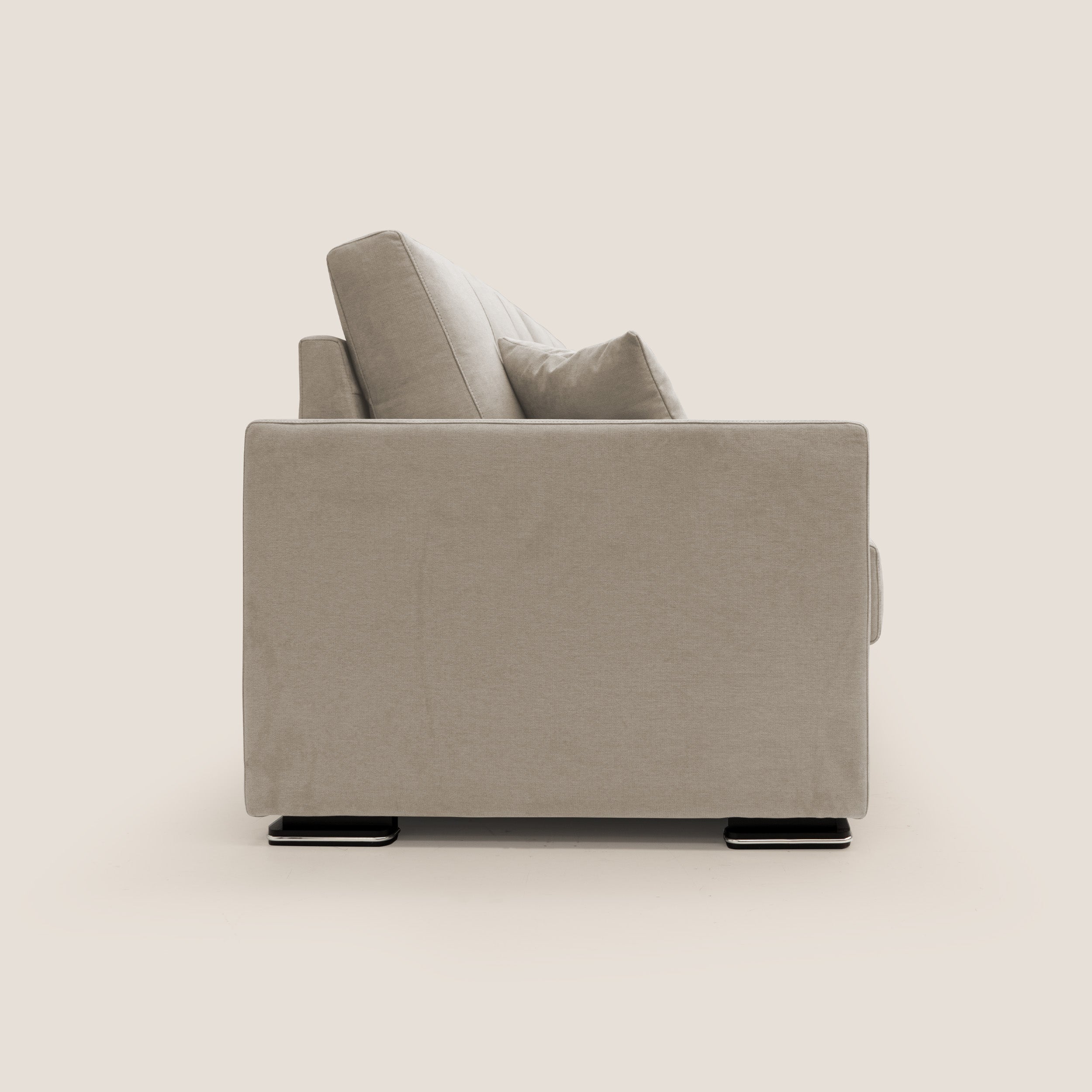 Giove divano in morbido tessuto impermeabile T02 beige - divani.store