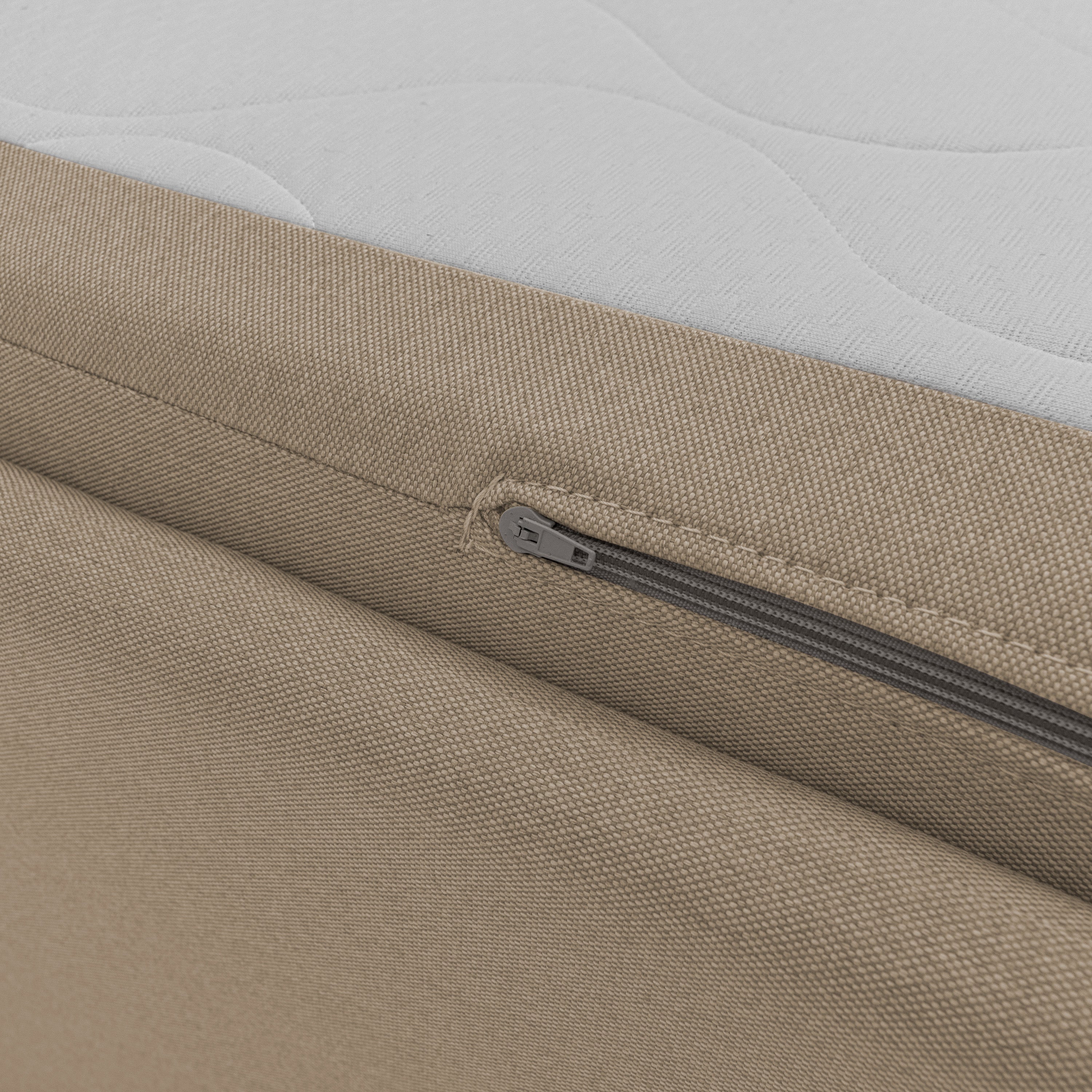 Naviglio Divano duplex con doppio letto in tessuto simil cotone impermeabile T13 beige - divani.store