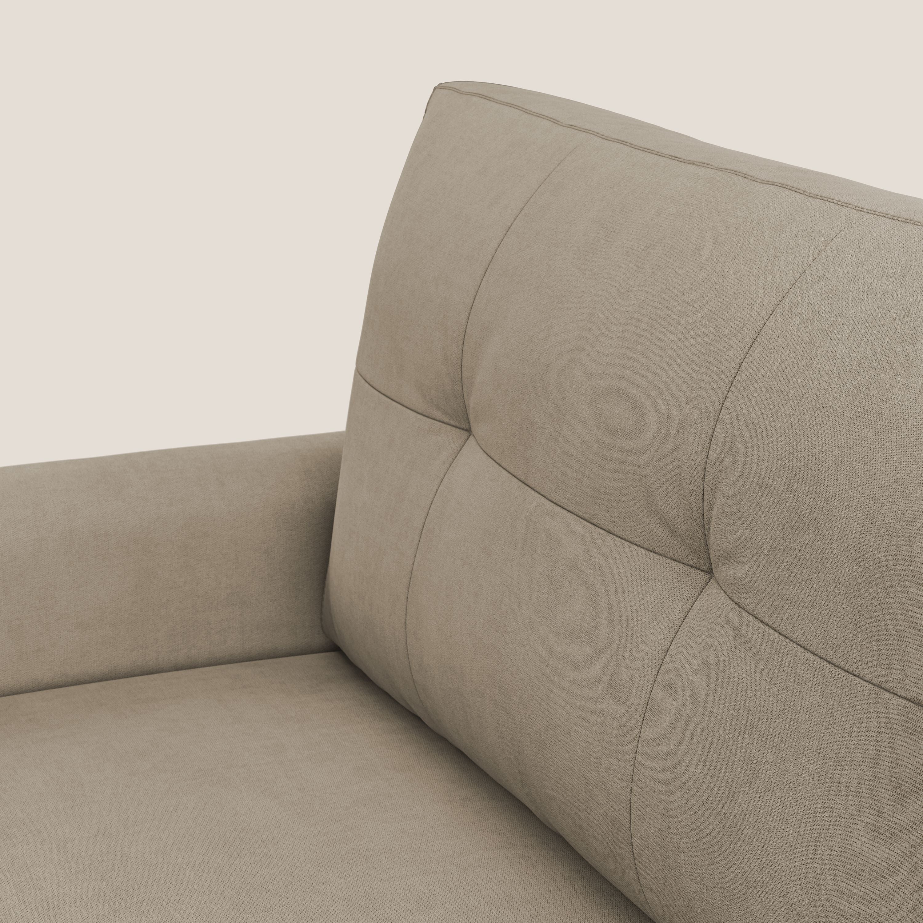 Callisto Divano letto matrimoniale in tessuto morbido impermeabile T02 beige - divani.store