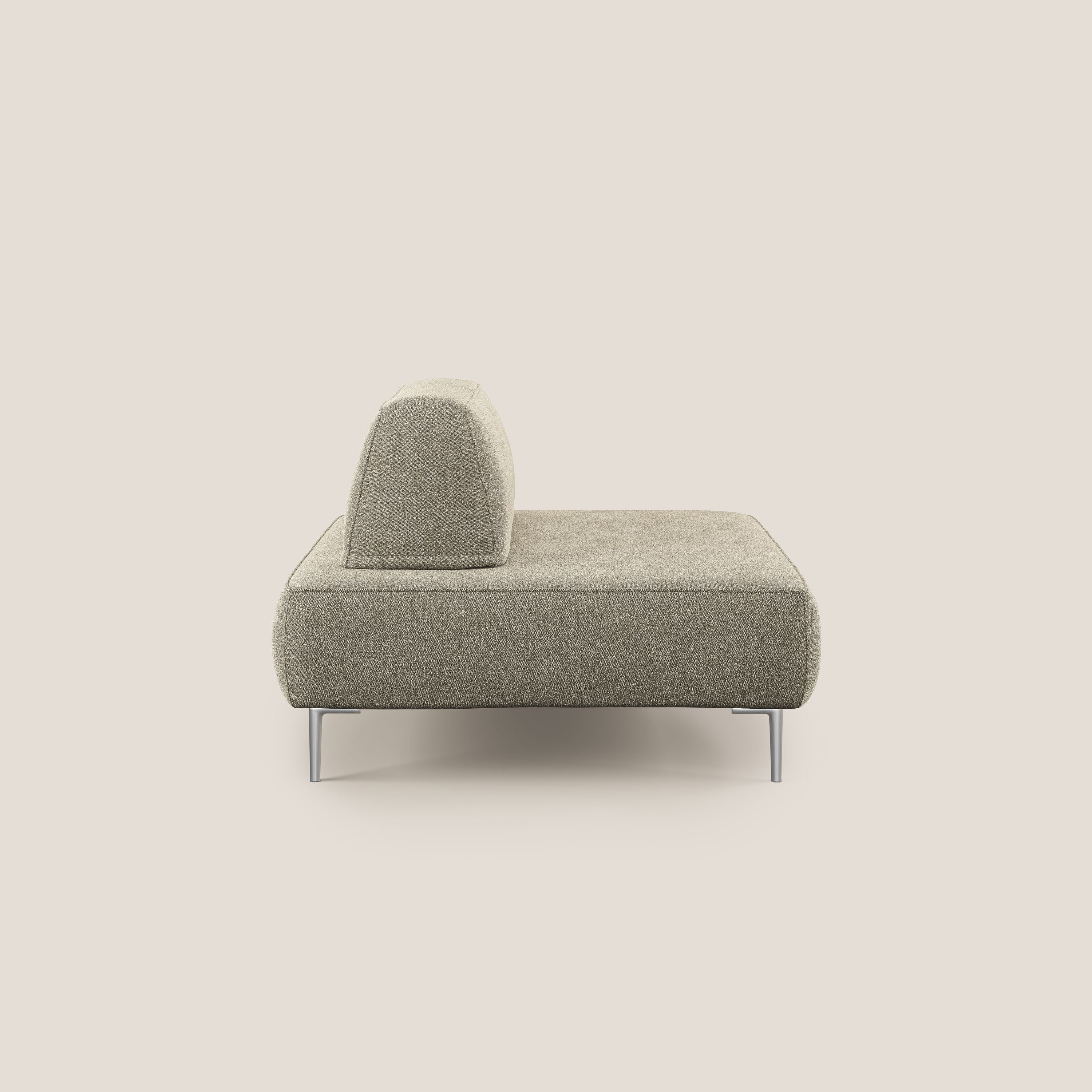 Newton poltrona modulare con schienali movibili T07 beige - divani.store