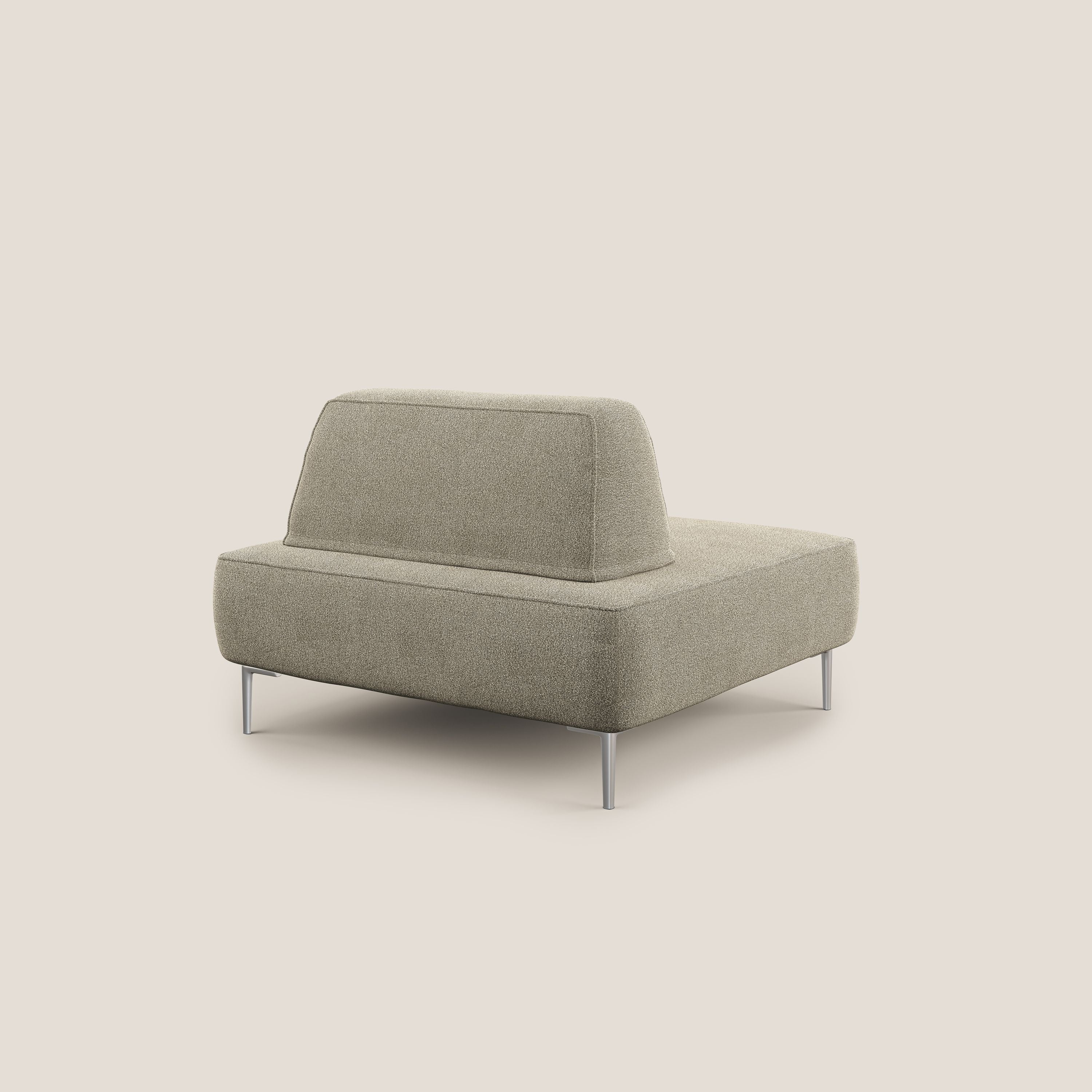 Newton poltrona modulare con schienali movibili T07 beige - divani.store