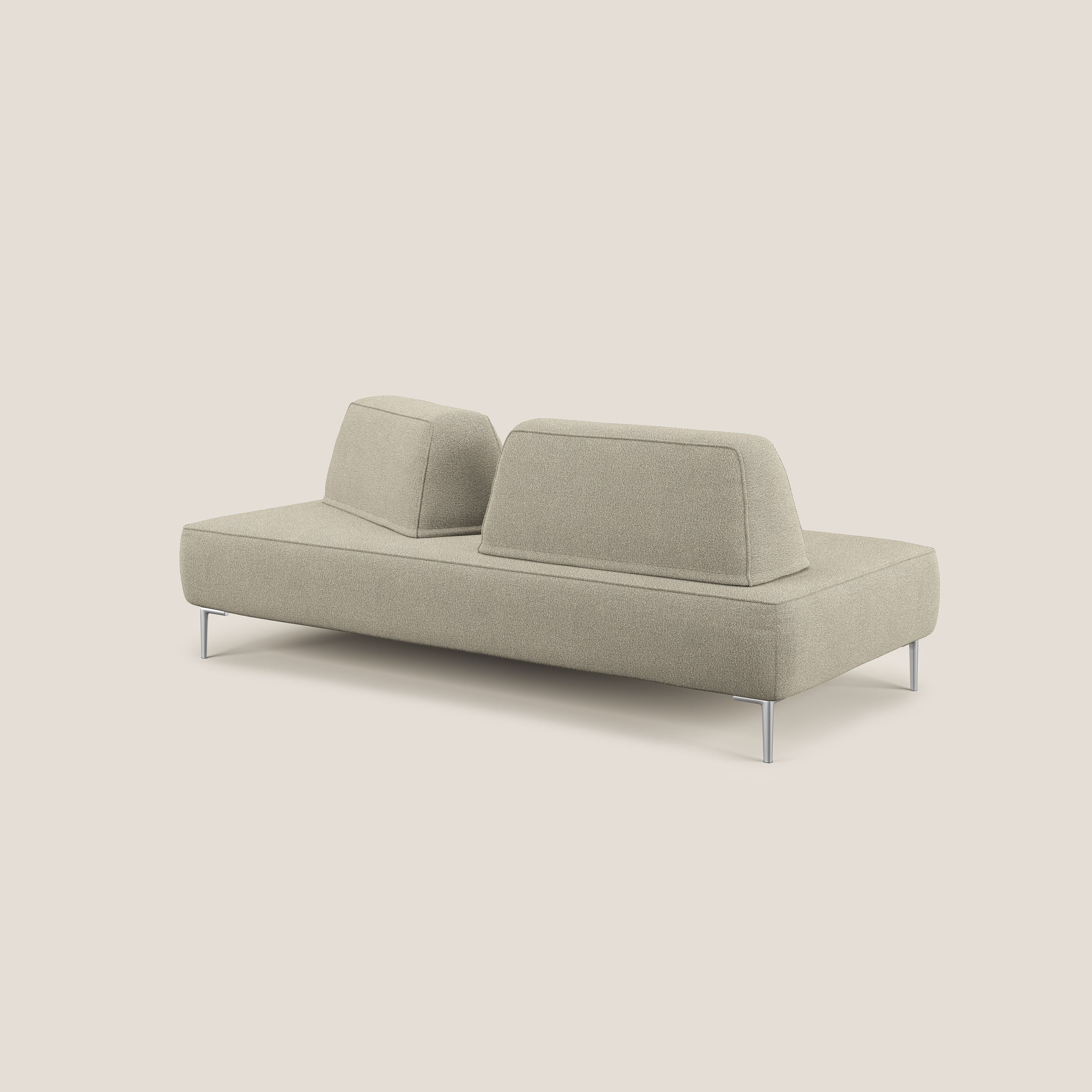 Newton divano modulare con schienali movibili T07 beige - divani.store