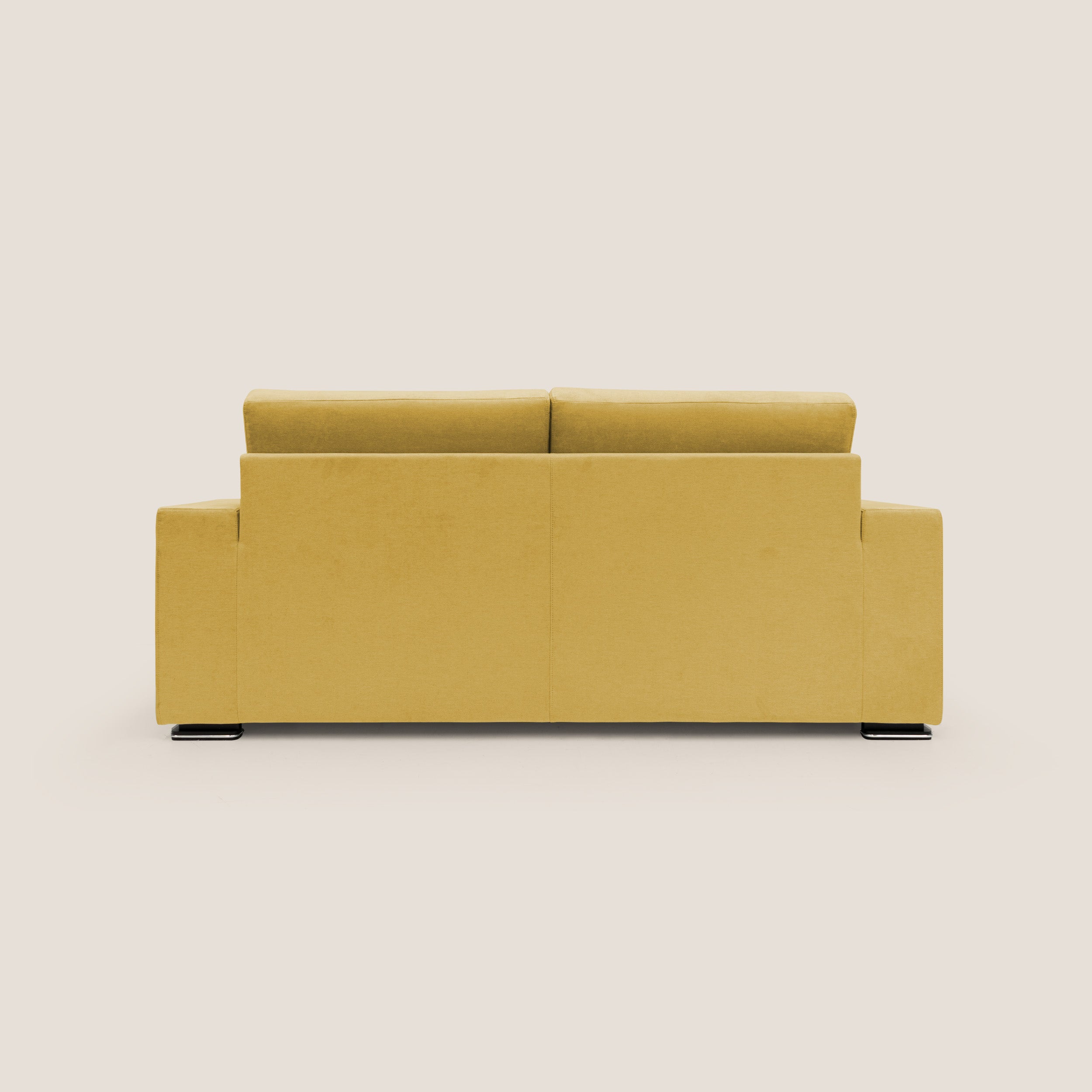Giove divano in morbido tessuto impermeabile T02 giallo - divani.store