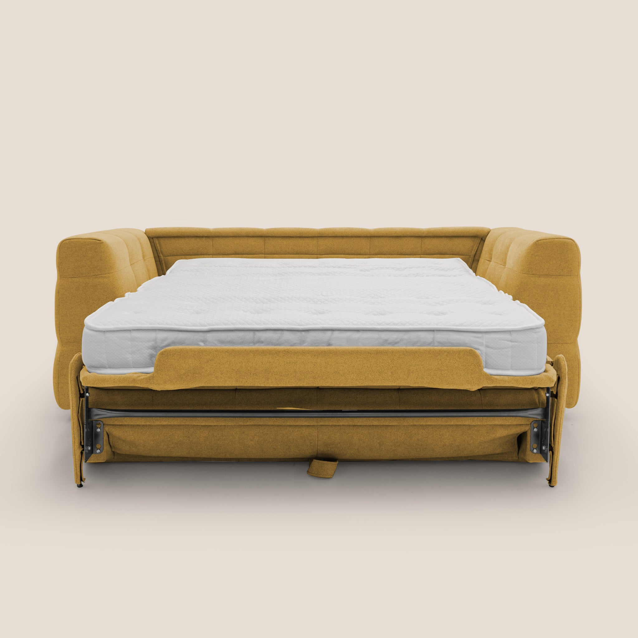 Tender Divano letto matrimoniale dal design innovativo in tessuto bouclet impermeabile T07