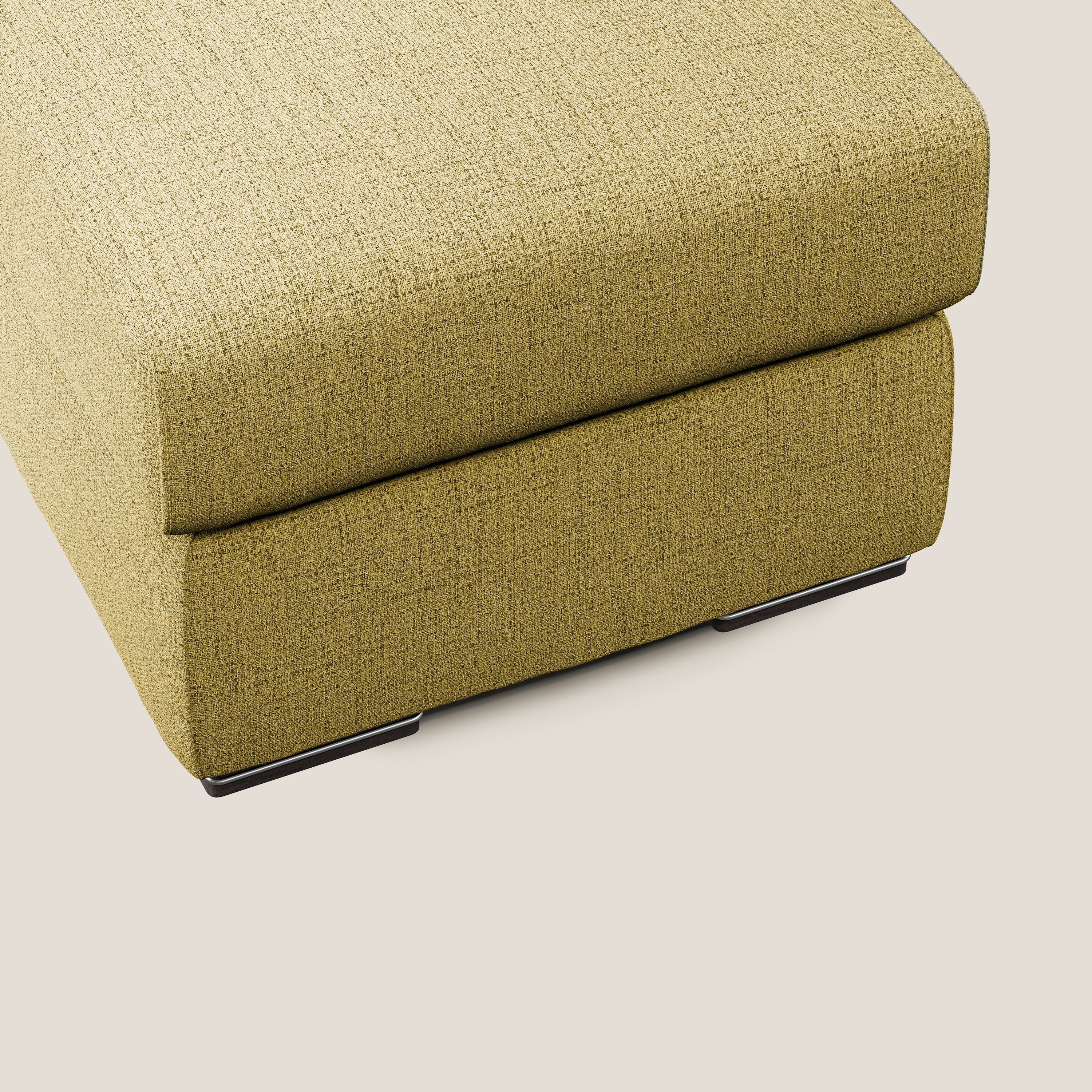 Sun pouf apribile contenitore in tessuto impermeabile fiammato T03 giallo - divani.store