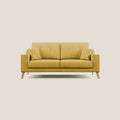 Danish divano moderno in tessuto morbido impermeabile T02 giallo - divani.store