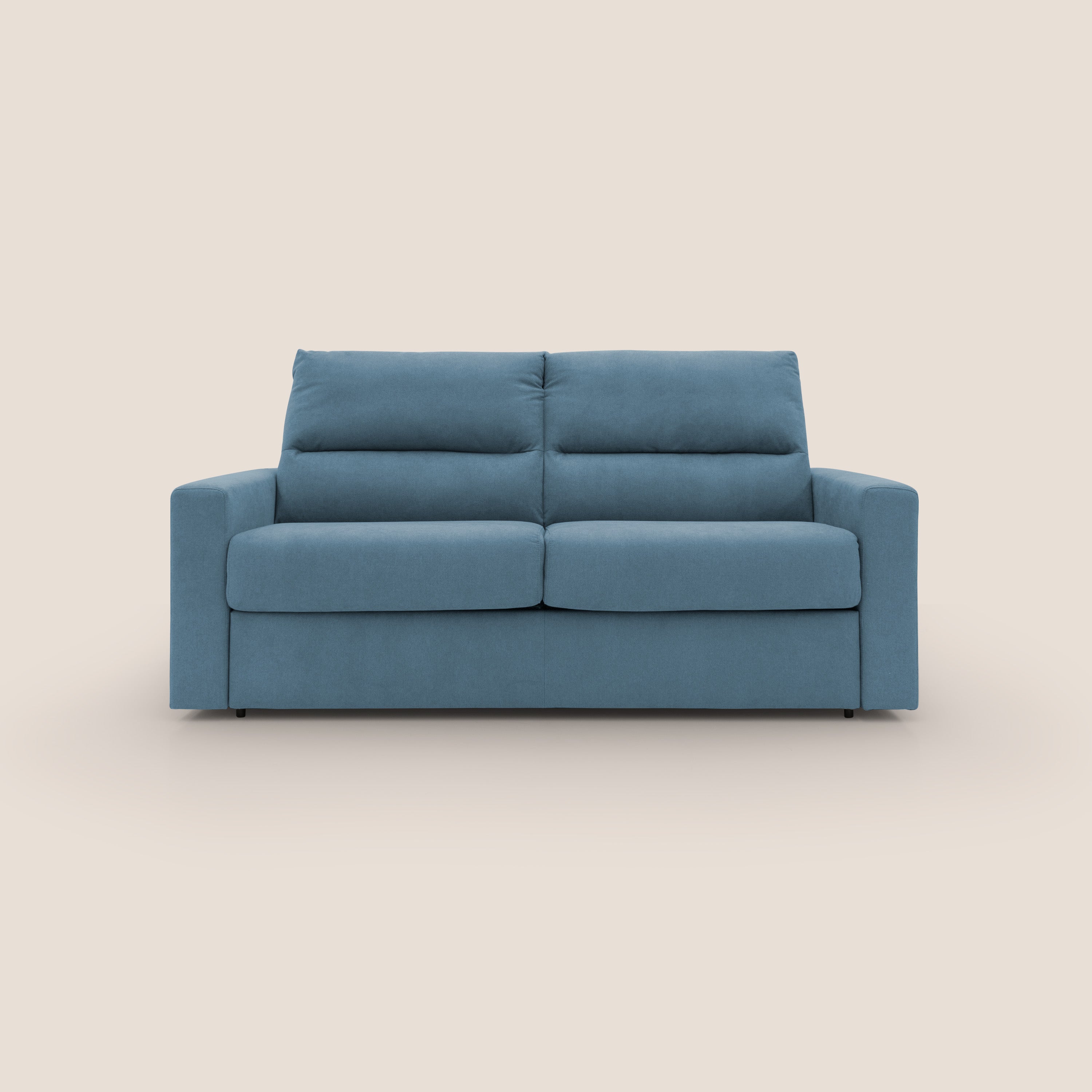 Divano letto a 2/3 posti in velluto verde cedro, materasso 18 cm Wael | Maisons du Monde Divano letto a 2/3 posti in velluto verde cedro, materasso 18 cm Wael | Maisons du Monde