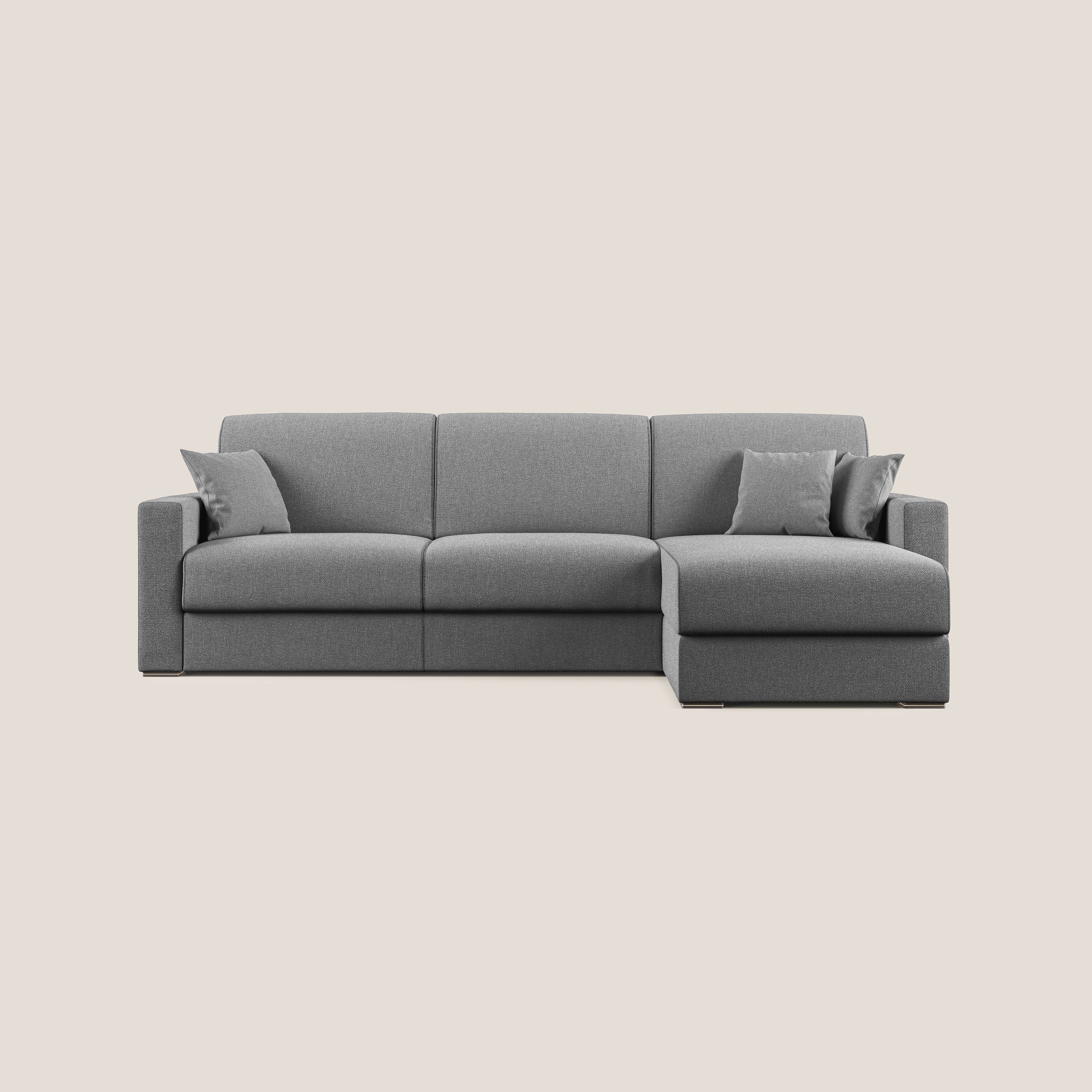 Divano Letto Sofà Reclinabile MCW-K19 Molle Nosag Legno Ferro Tessuto Grigio Chiaro Divano Letto Sofà Reclinabile MCW-K19 Molle Nosag Legno Ferro Tessuto Grigio Chiaro