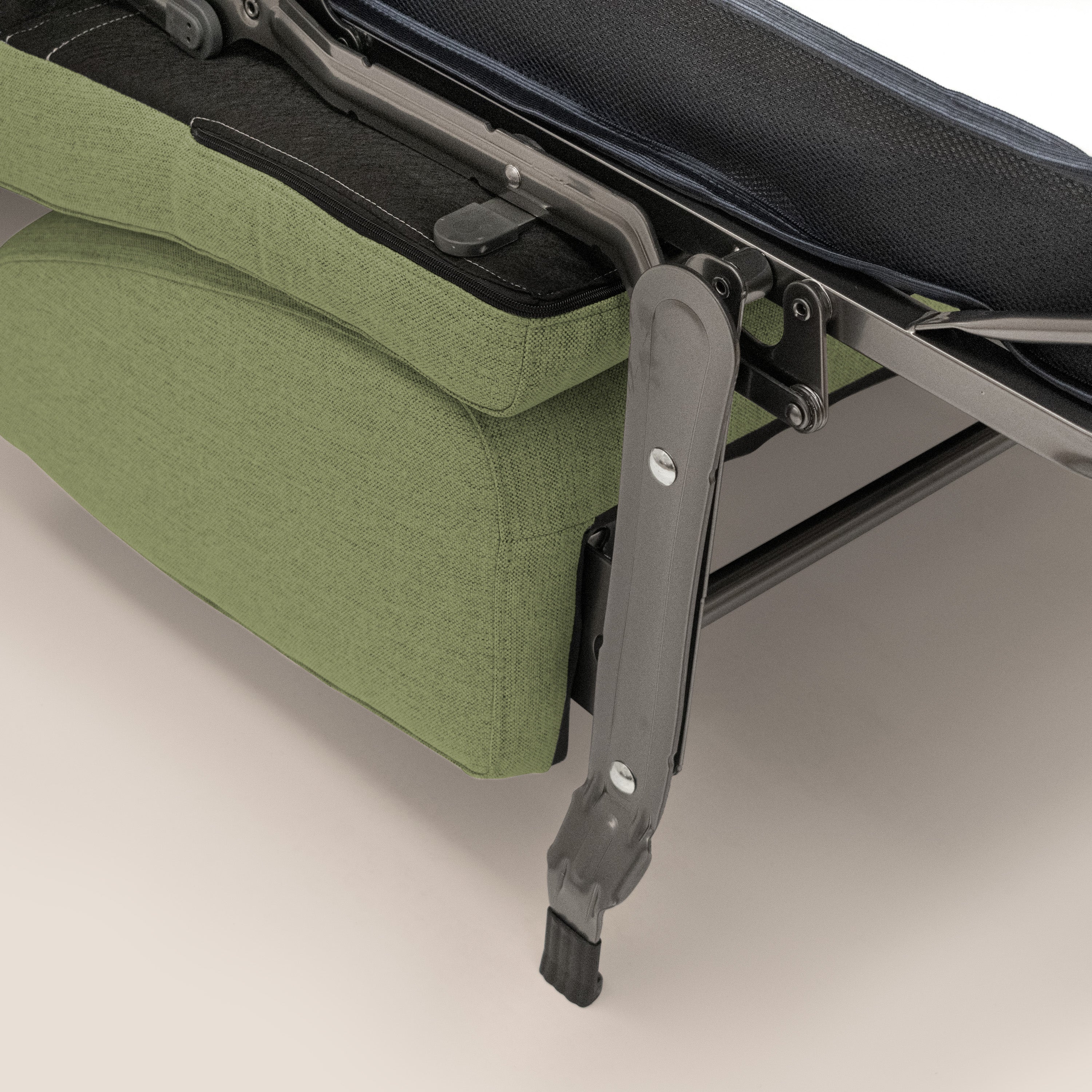 Scarlet divano letto in tessuto misto cotone impermeabile T19 verde
