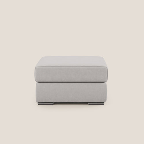 Sun pouf apribile contenitore in microfibra smacchiabile T11 grigio chiaro - divani.store