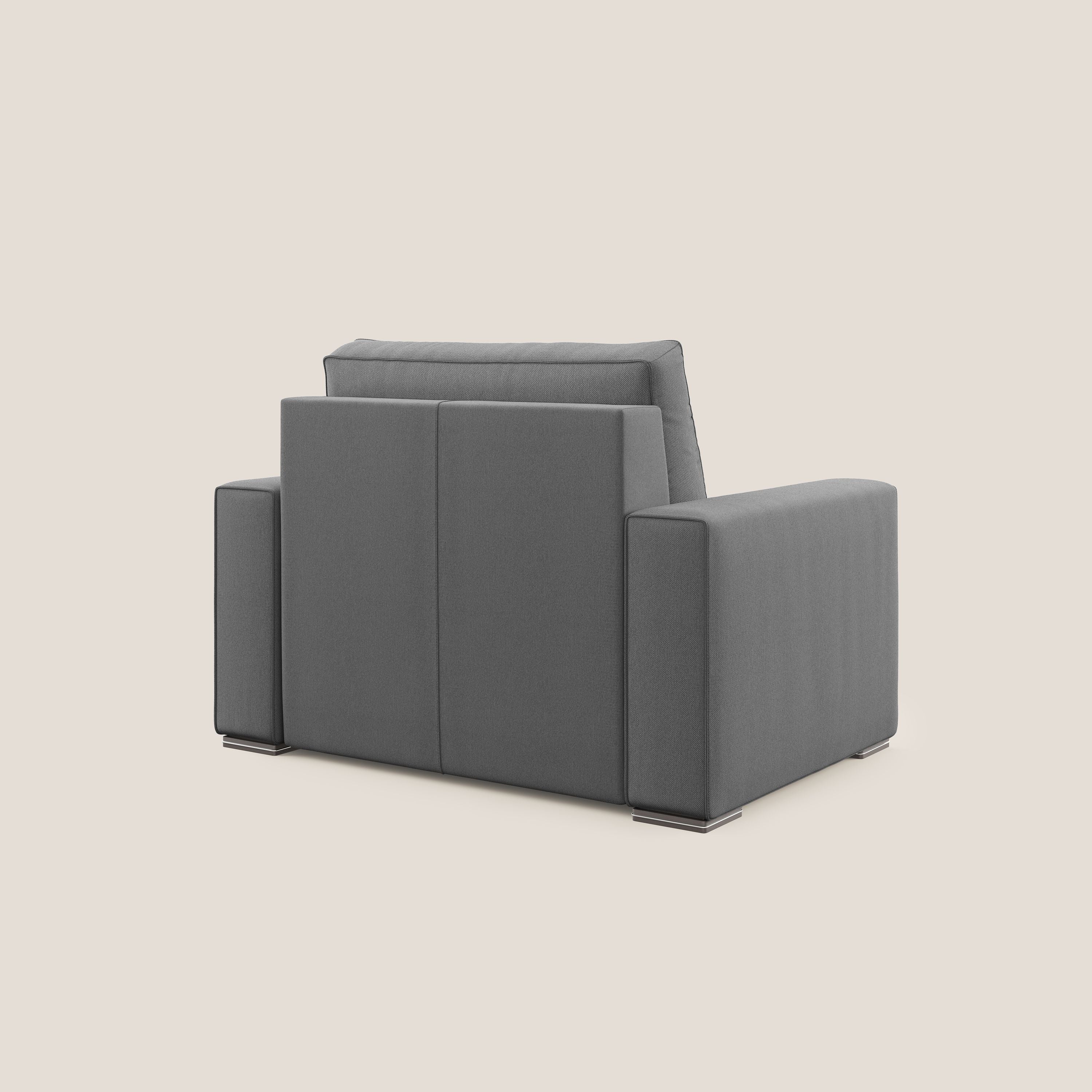 Dream poltrona letto in tessuto smacchiabile T05 antracite - divani.store