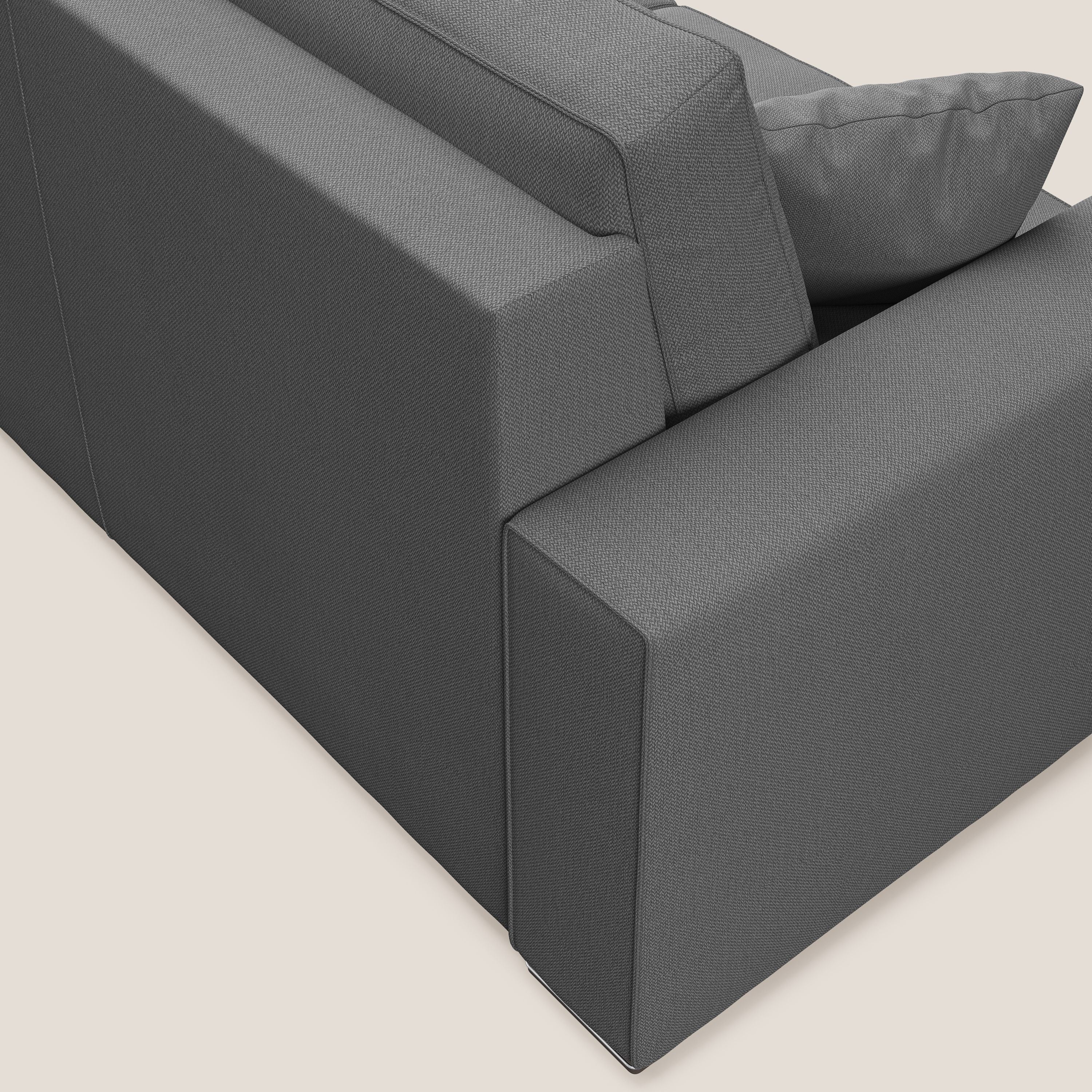 Dream Divano letto angolare in tessuto smacchiabile T05 antracite - divani.store