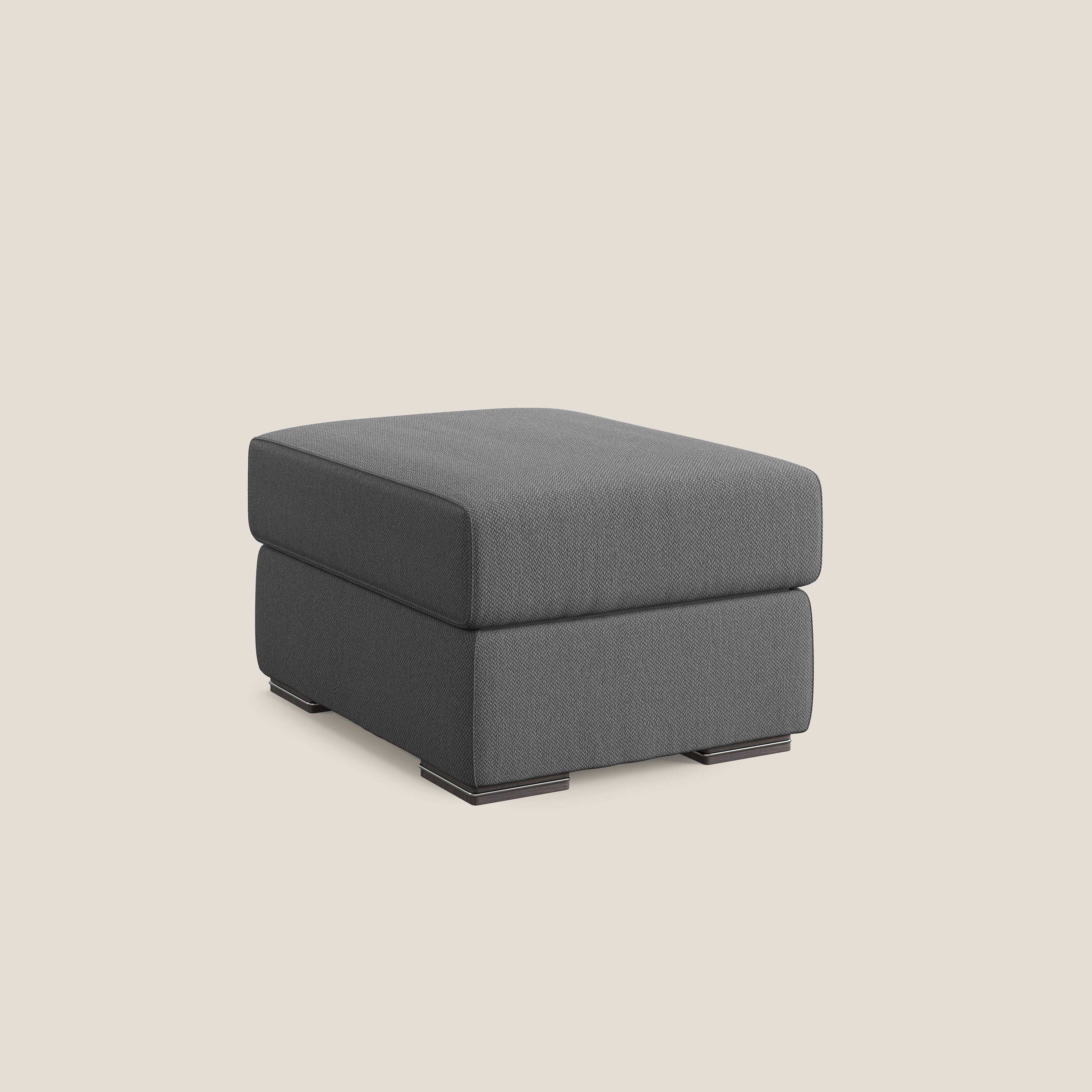 Sun pouf apribile contenitore in tessuto smacchiabile ad acqua T05 antracite - divani.store