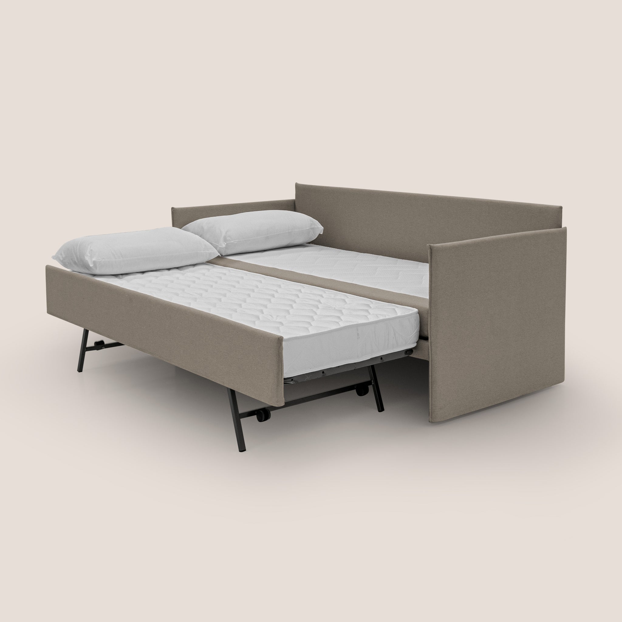 Brera Divano duplex con doppio letto in tessuto simil cotone impermeabile T13 - divani.store