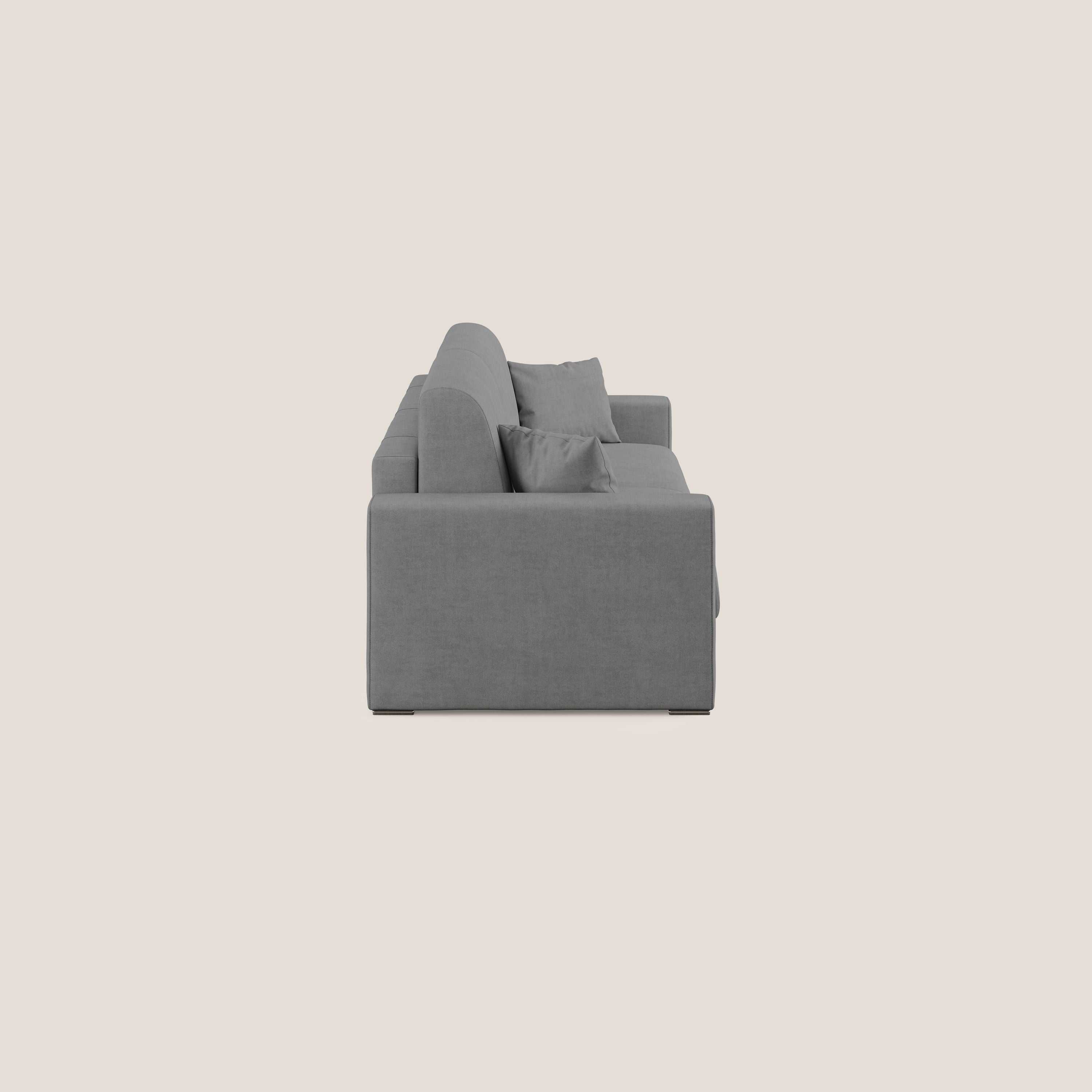 Best Divano letto matrimoniale in tessuto impermeabile T02 grigio - divani.store