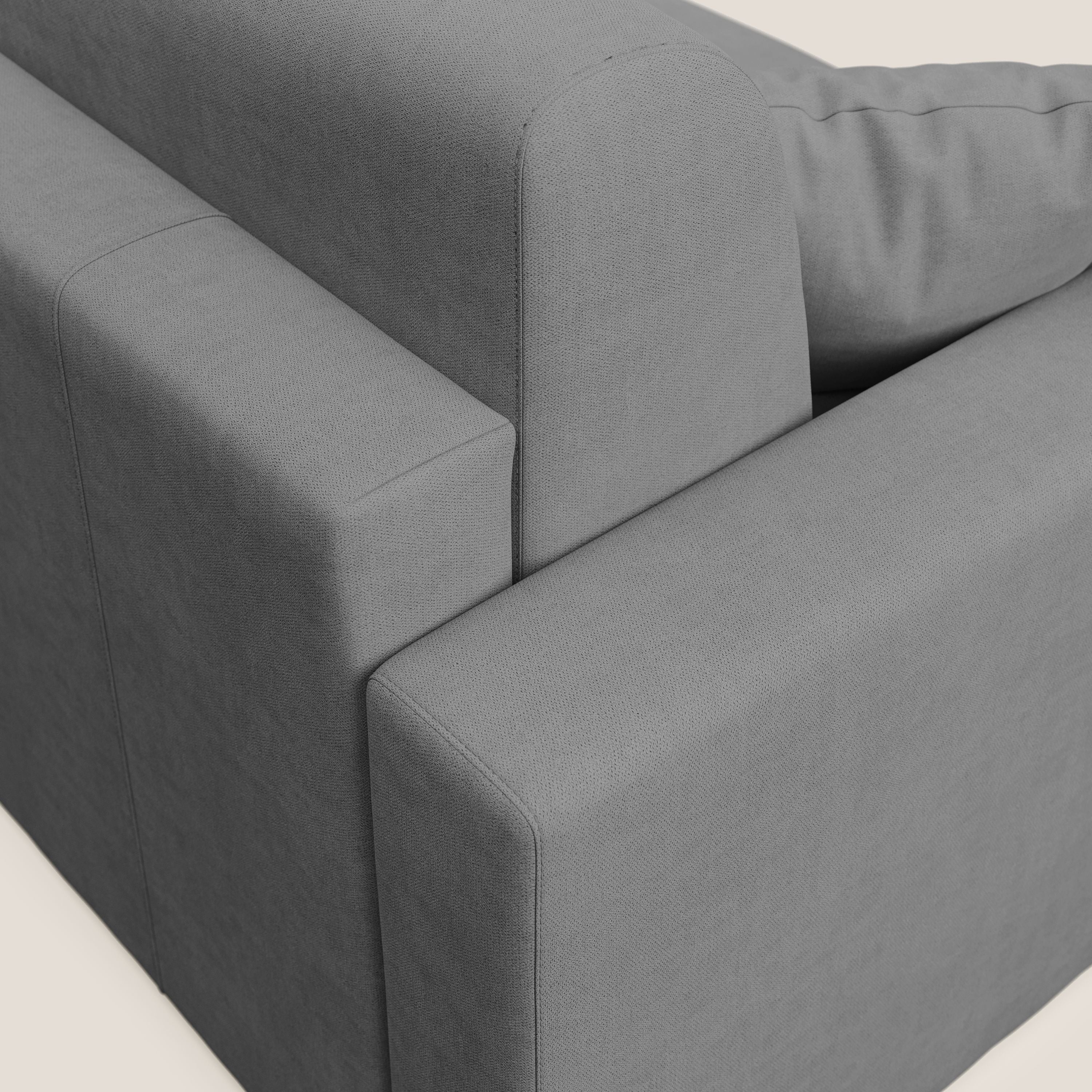 Best Divano letto matrimoniale in tessuto impermeabile T02 grigio - divani.store