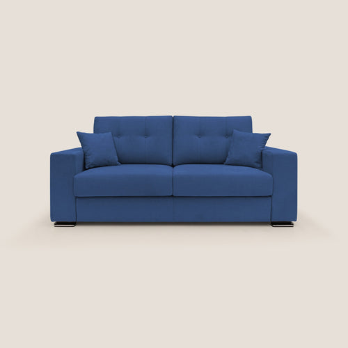 Giove divano in morbido tessuto impermeabile T02 blu - divani.store