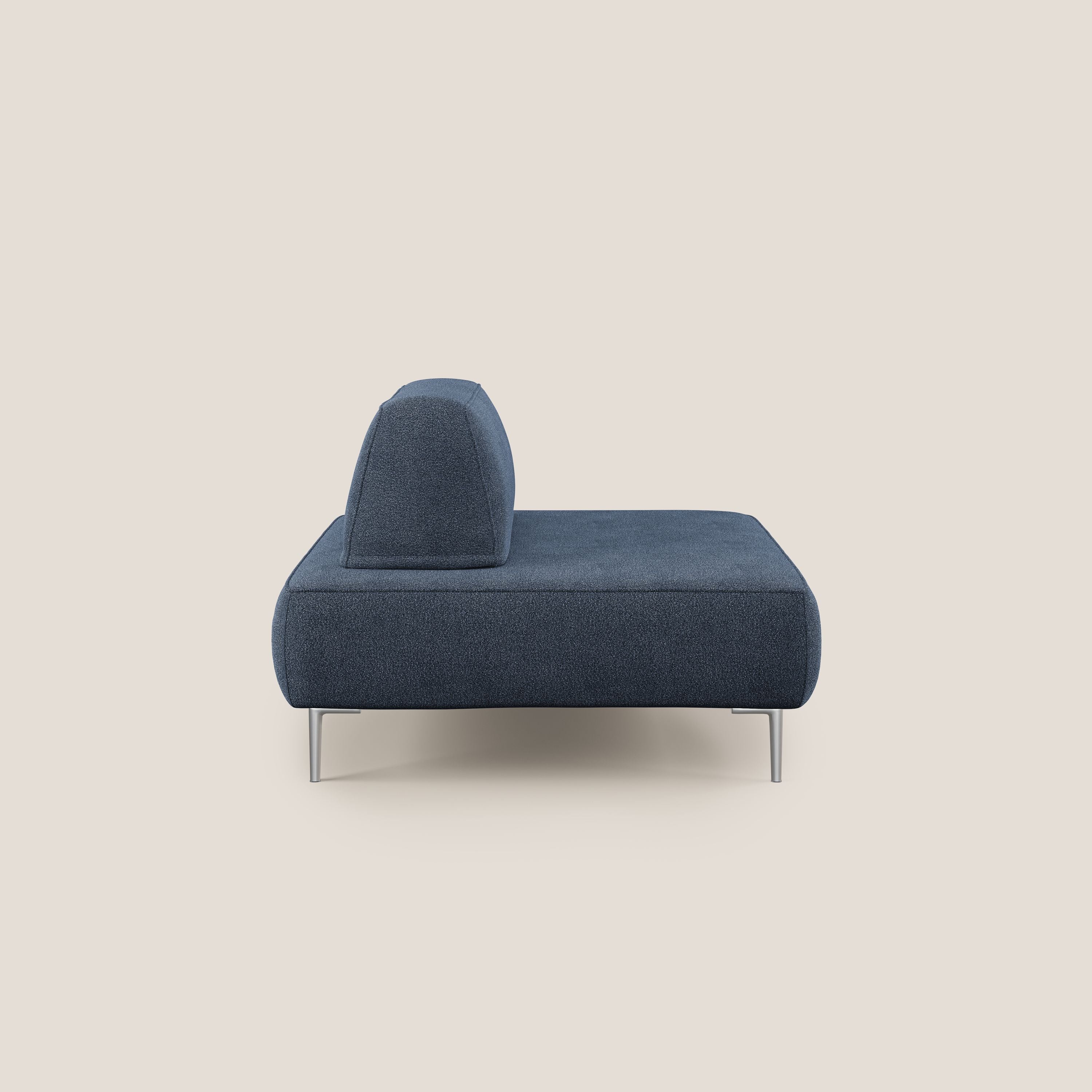 Newton poltrona modulare con schienali movibili T07 blu - divani.store