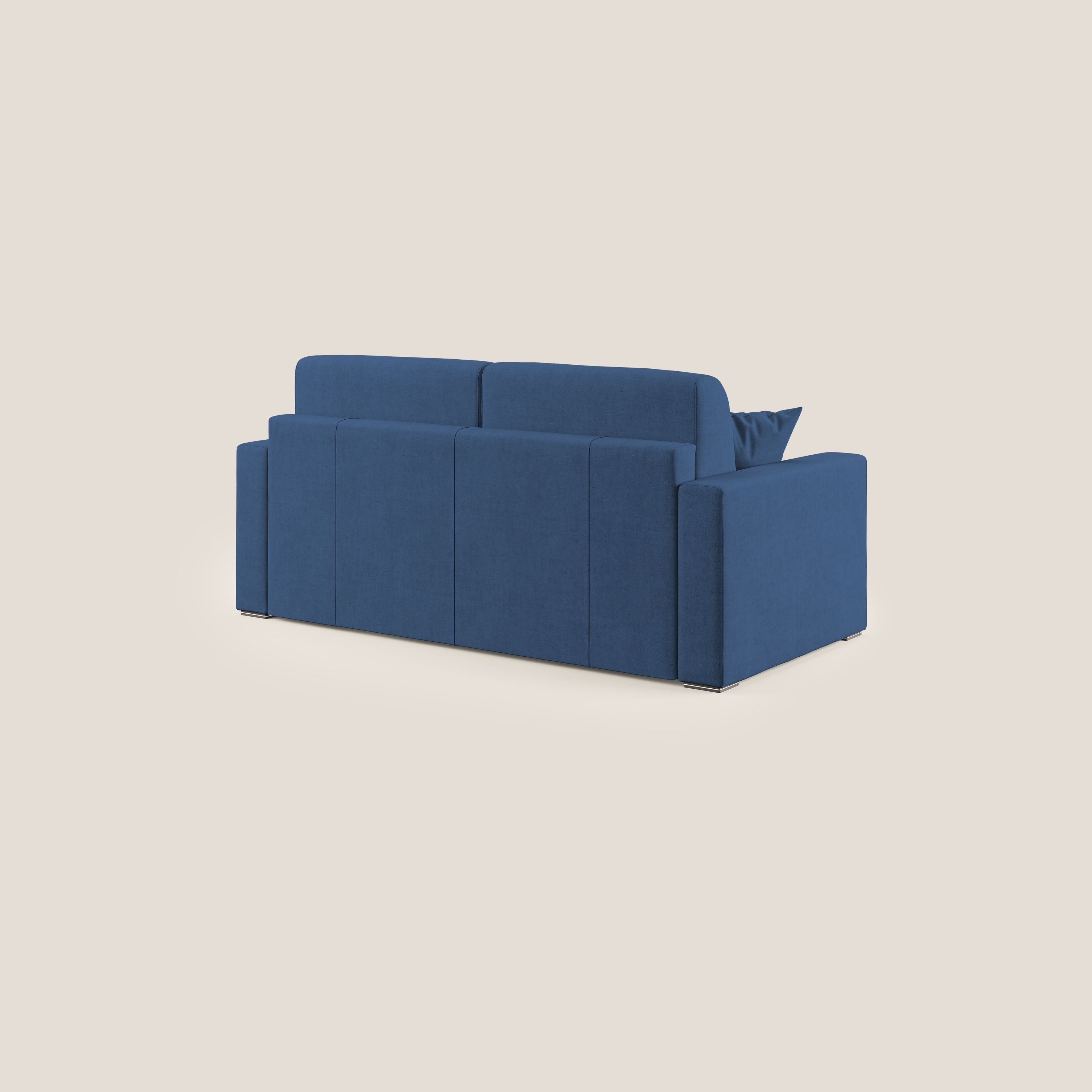 Best Divano letto matrimoniale in tessuto impermeabile T02 blu - divani.store