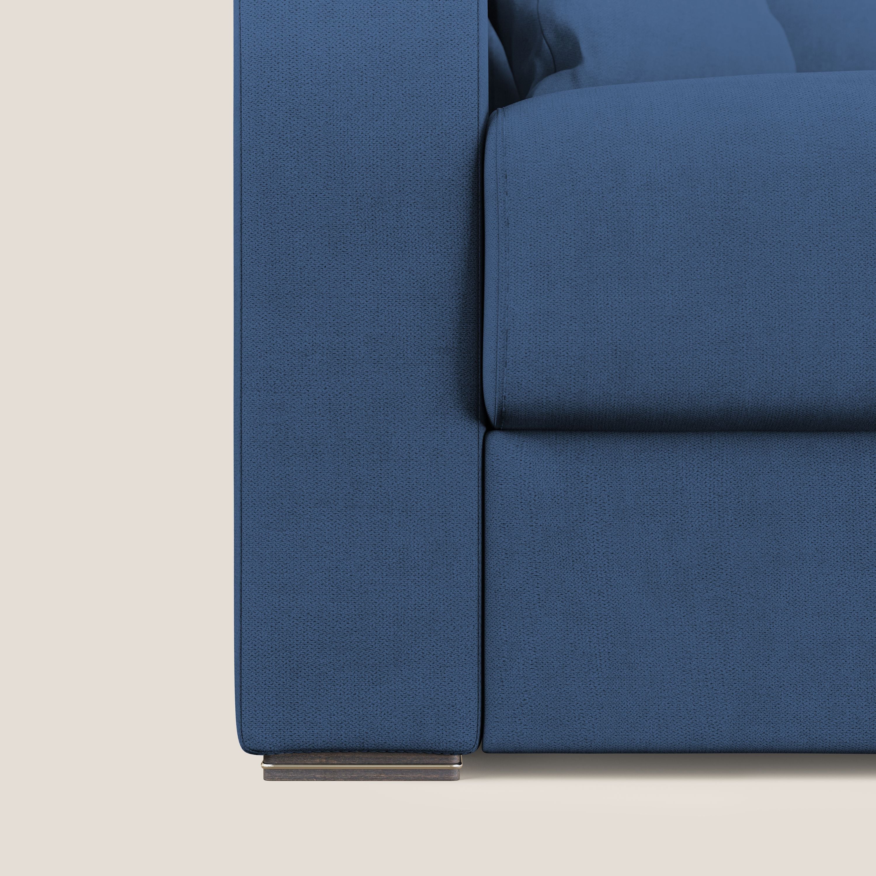 Best Divano letto matrimoniale in tessuto impermeabile T02 blu - divani.store