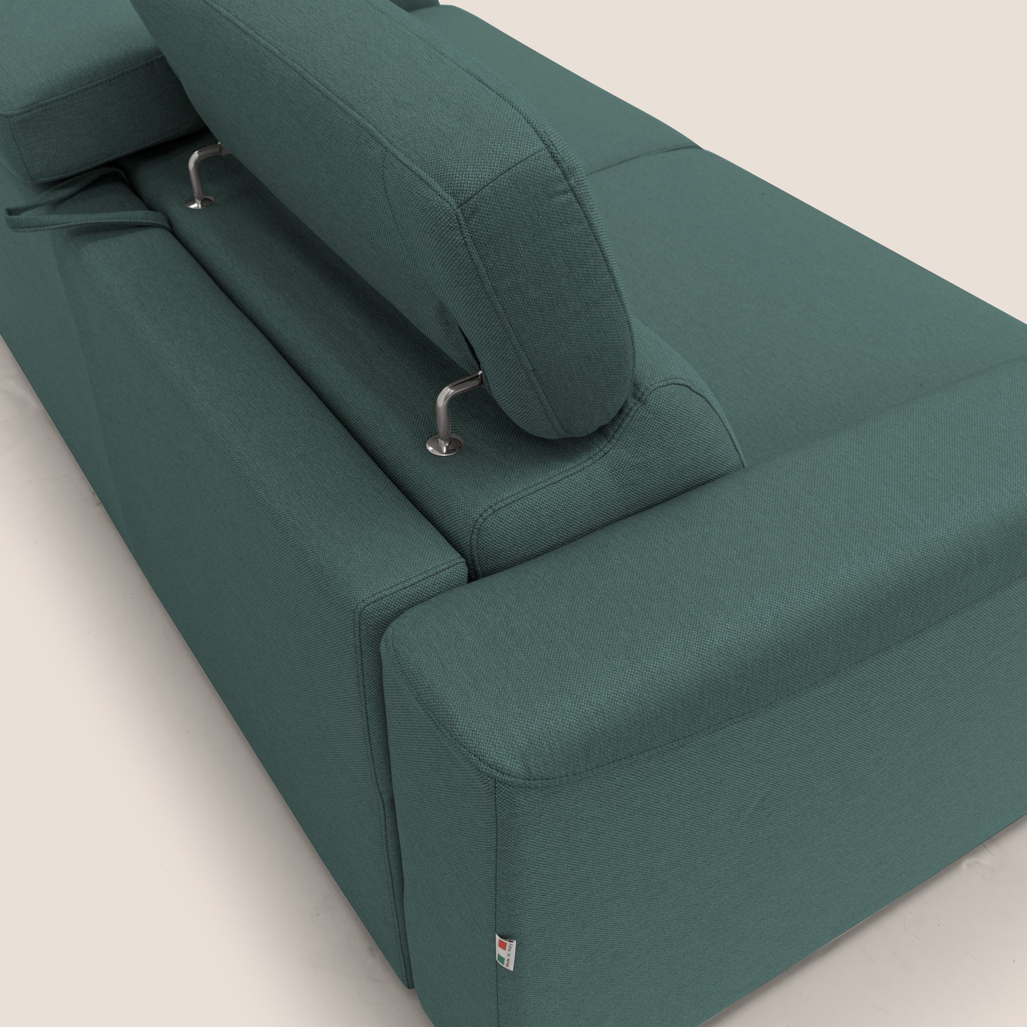 Poseidon divano letto + relax elettrico in tessuto smacchiabile impermeabile T05