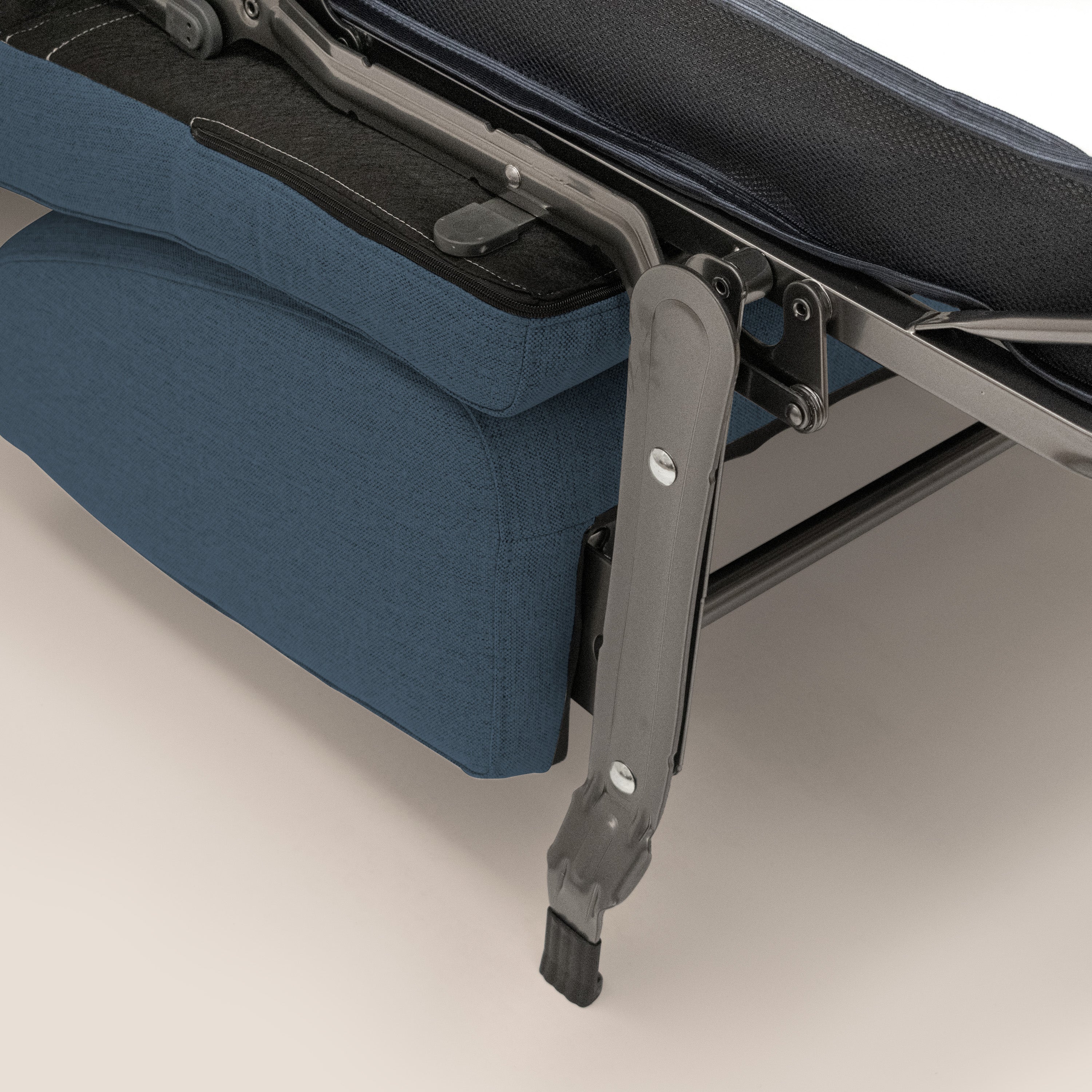 Scarlet divano letto in tessuto misto cotone impermeabile T19 blu