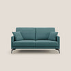 Saturno divano moderno in tessuto morbido impermeabile T03 azzurro - divani.store