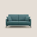 Saturno divano moderno in tessuto morbido impermeabile T03 azzurro - divani.store