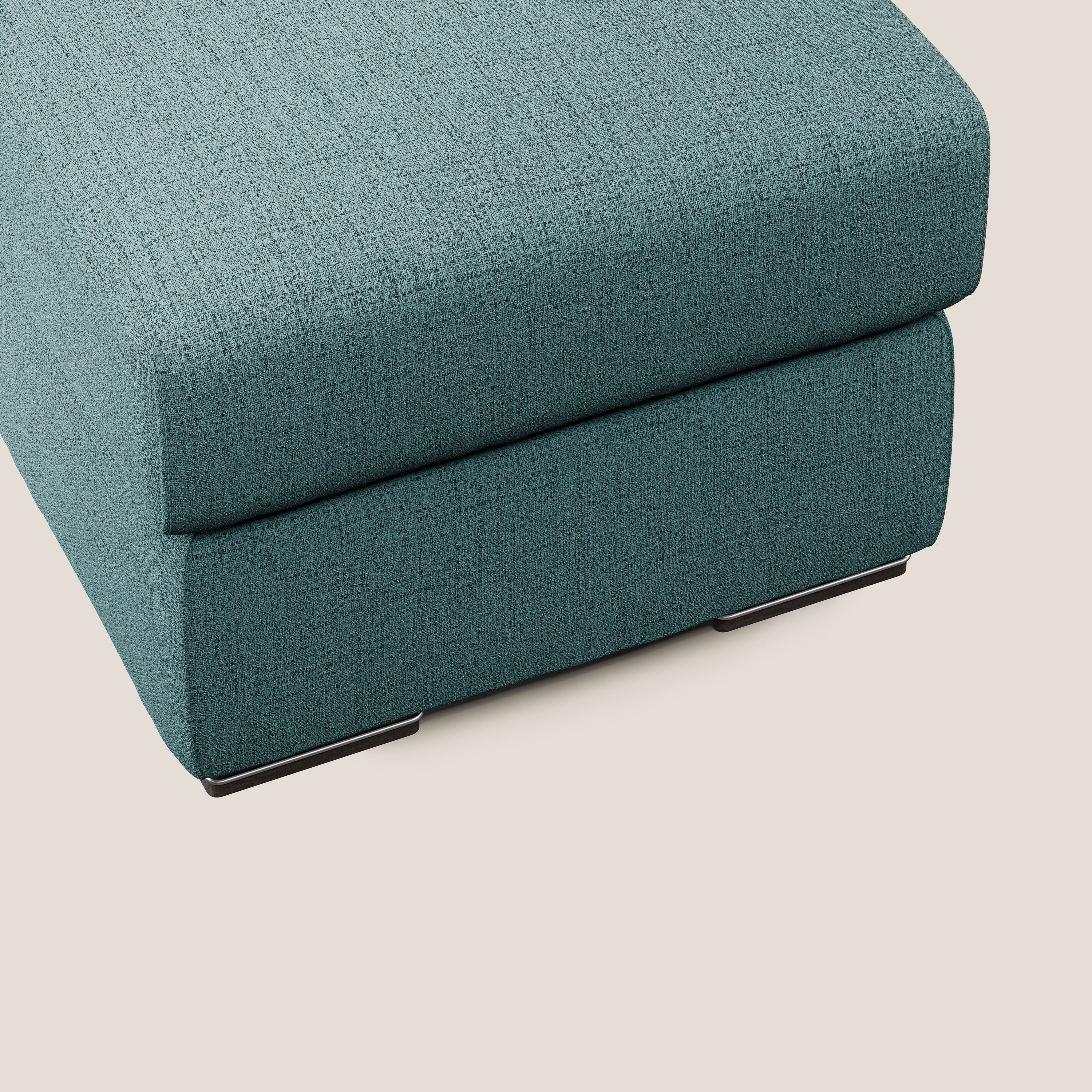 Sun pouf apribile contenitore in tessuto impermeabile fiammato T03 azzurro - divani.store