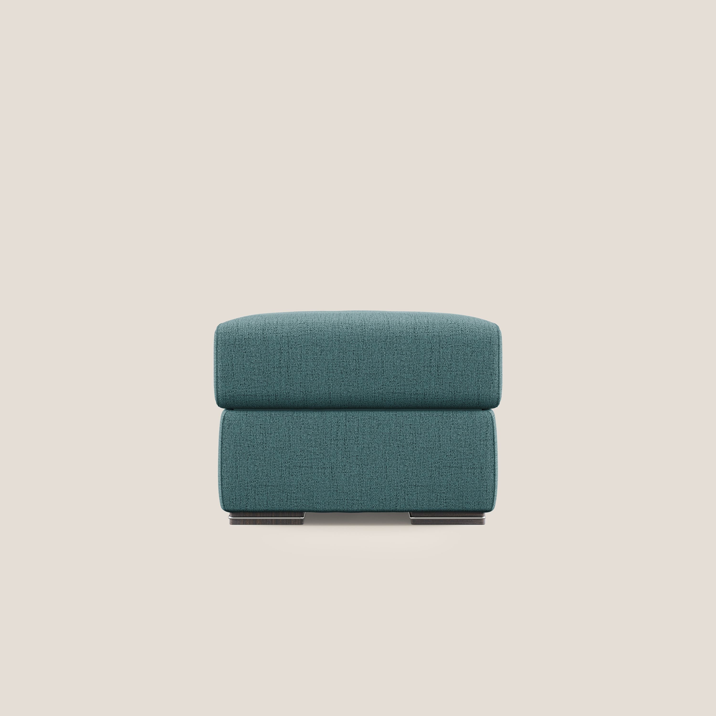 Sun pouf apribile contenitore in tessuto impermeabile fiammato T03 azzurro - divani.store