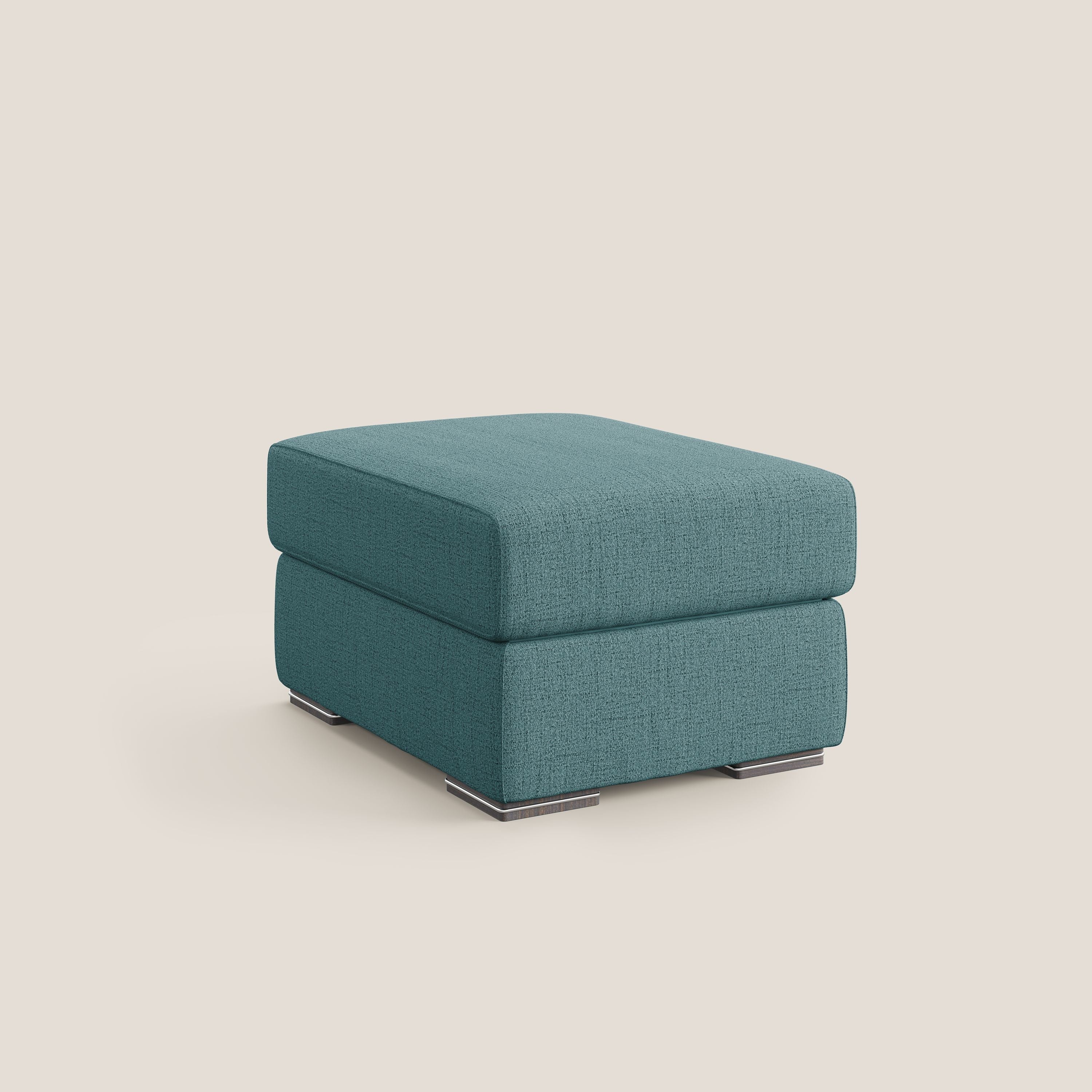 Sun pouf apribile contenitore in tessuto impermeabile fiammato T03 azzurro - divani.store