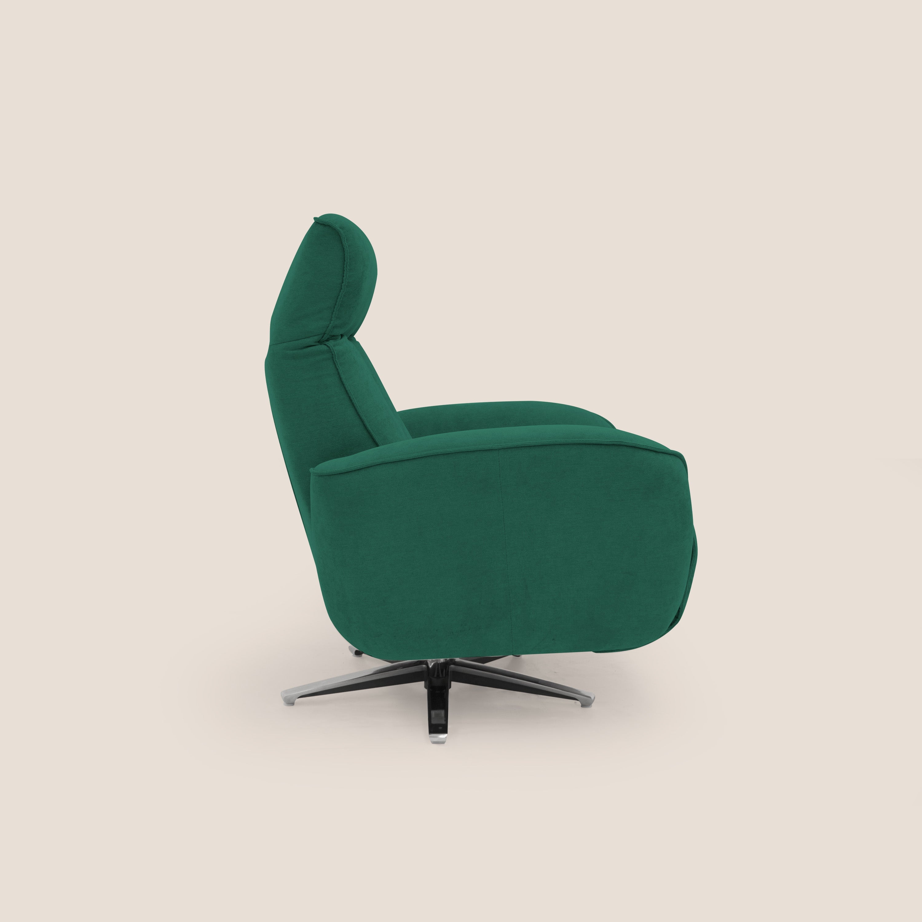 EVA Poltroncina RELAX in morbido tessuto impermeabile T02 verde - divani.store