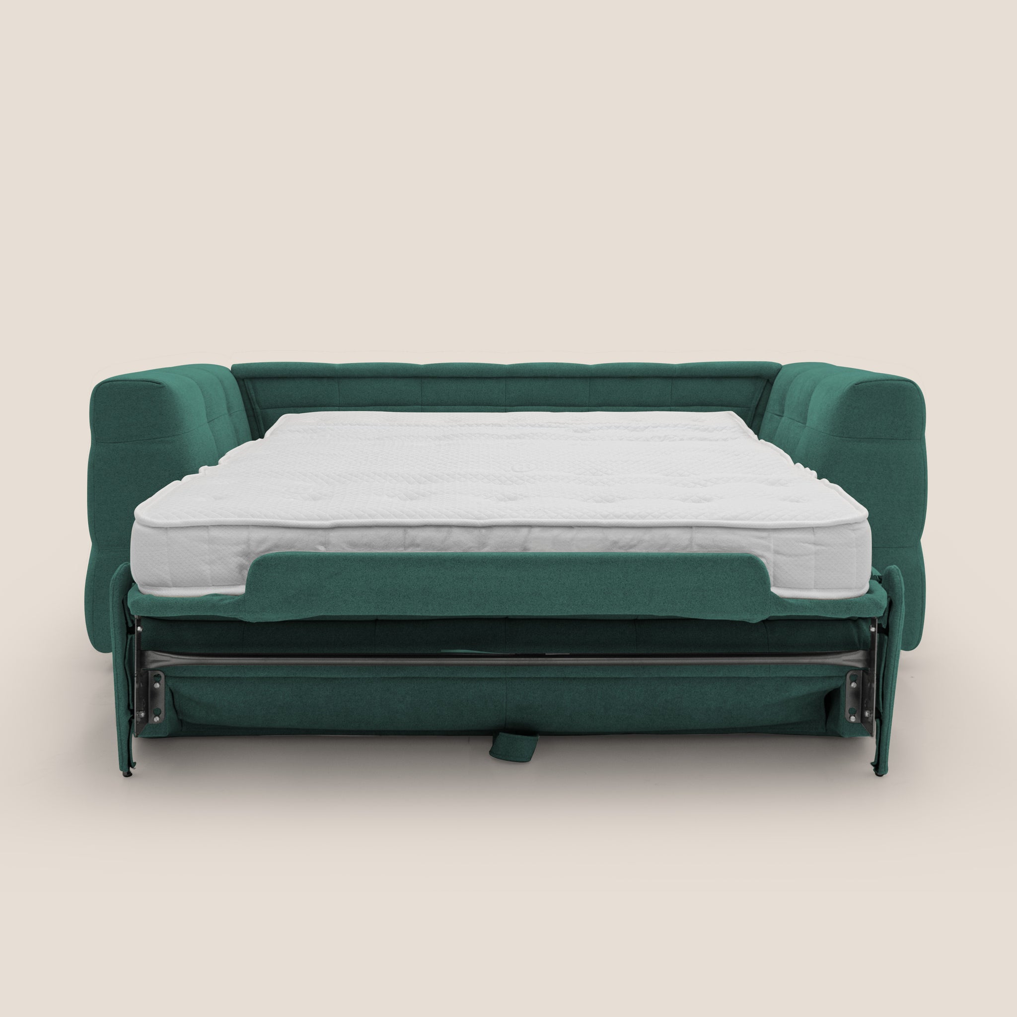 Tender Divano letto matrimoniale dal design innovativo in tessuto bouclet impermeabile T07