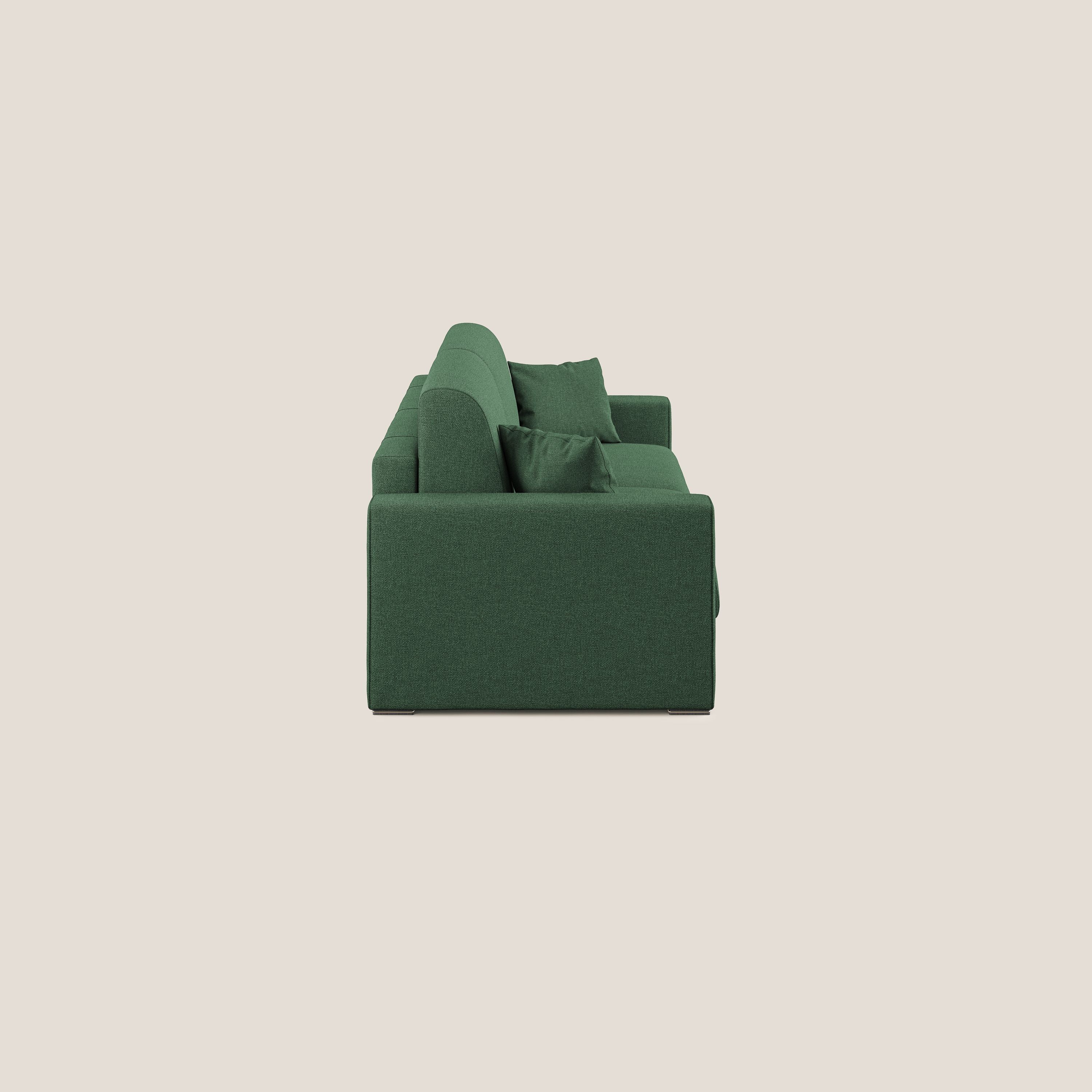 Best Divano letto matrimoniale in tessuto smacchiabile QuickClean T08 verde - divani.store