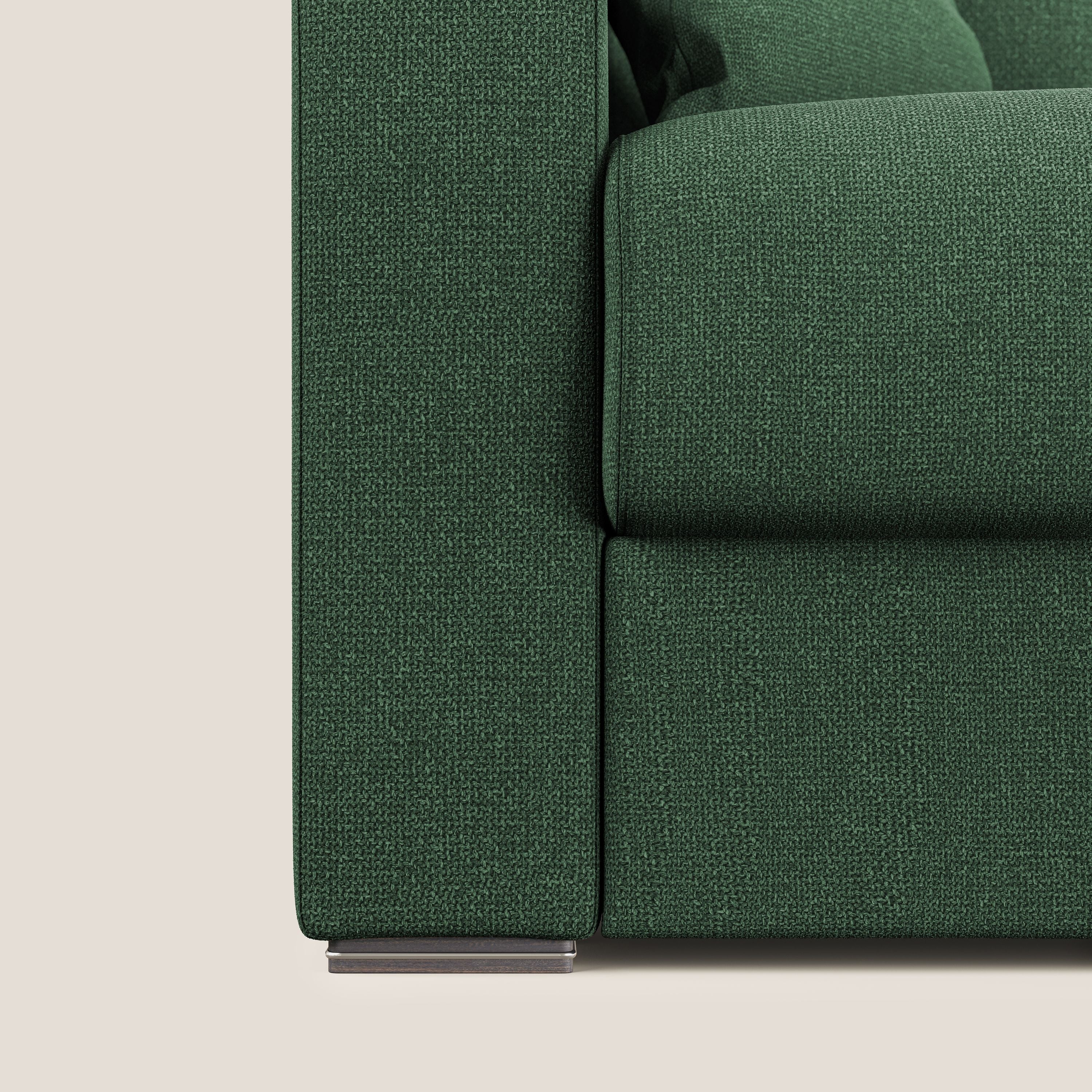 Best Divano letto matrimoniale in tessuto smacchiabile QuickClean T08 verde - divani.store