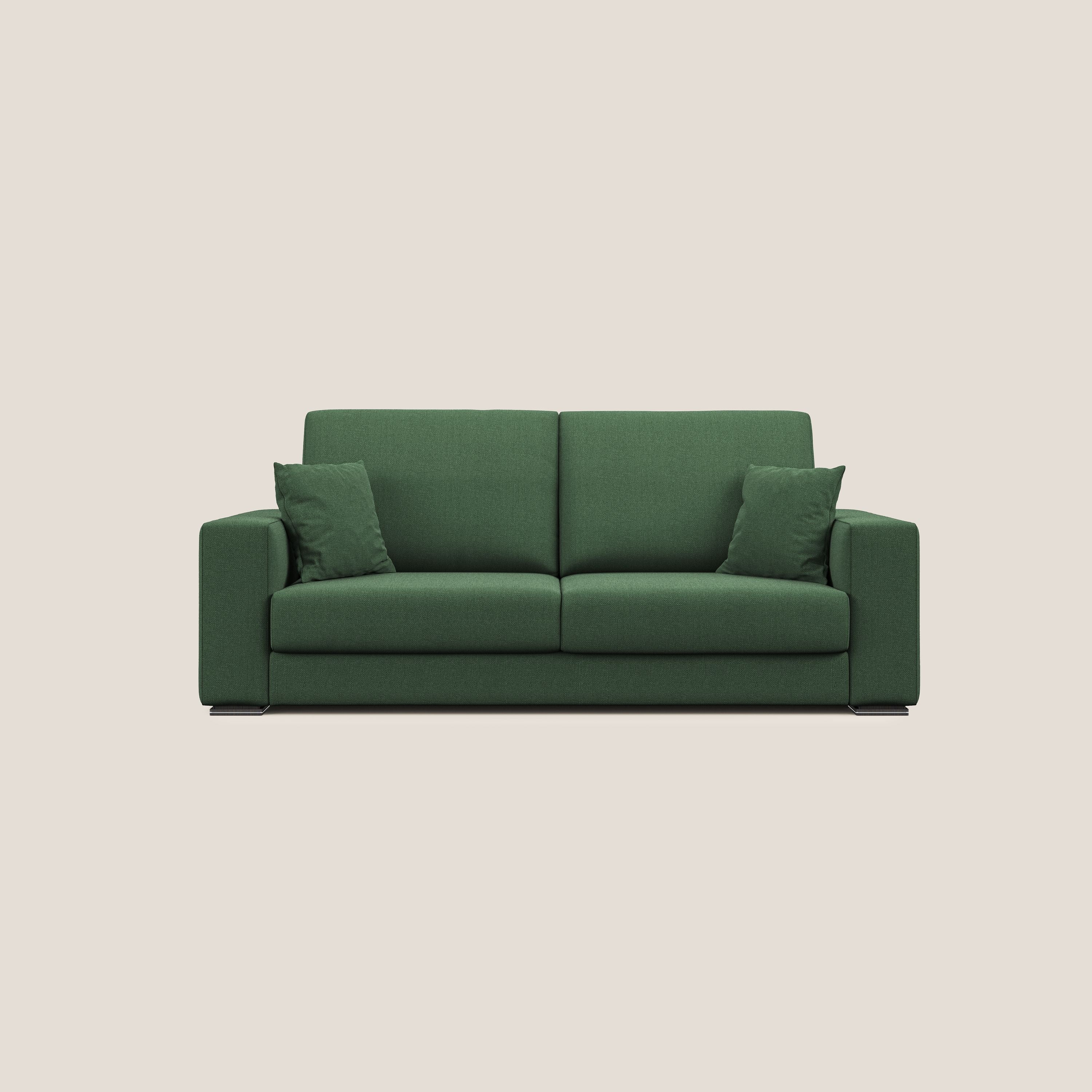 Marte divano in tessuto smacchiabile impermeabile T08 verde - divani.store