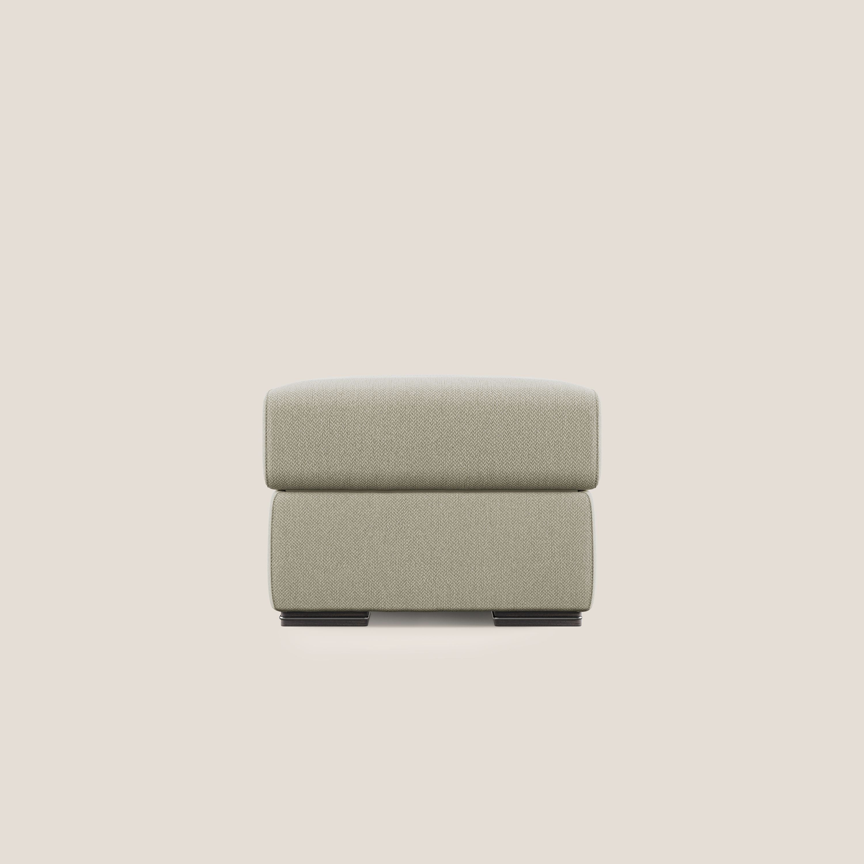 Sun pouf apribile contenitore in tessuto smacchiabile ad acqua T05 panna - divani.store