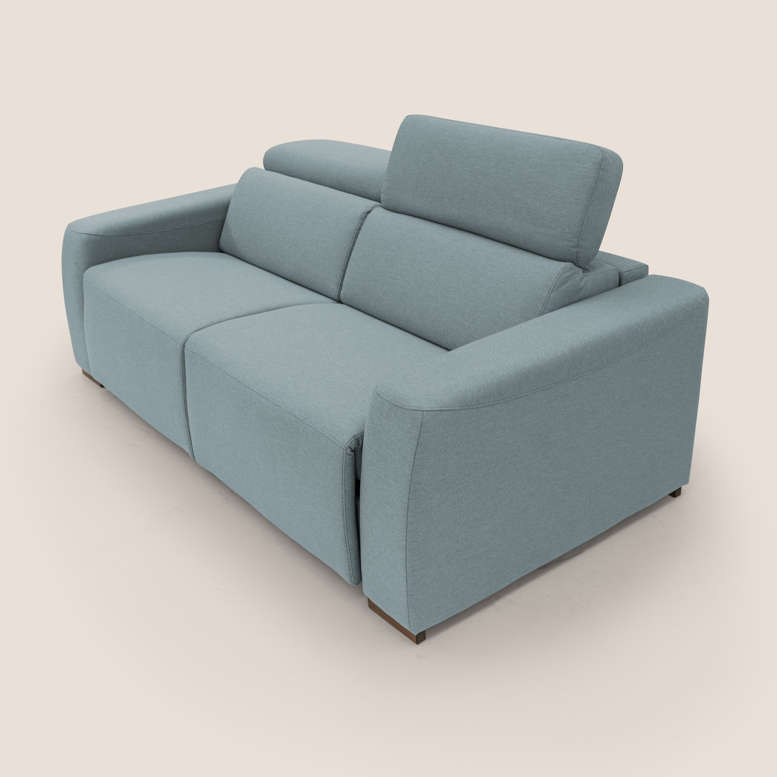 Poseidon divano letto + relax elettrico in tessuto smacchiabile impermeabile T05 carta da zucchero