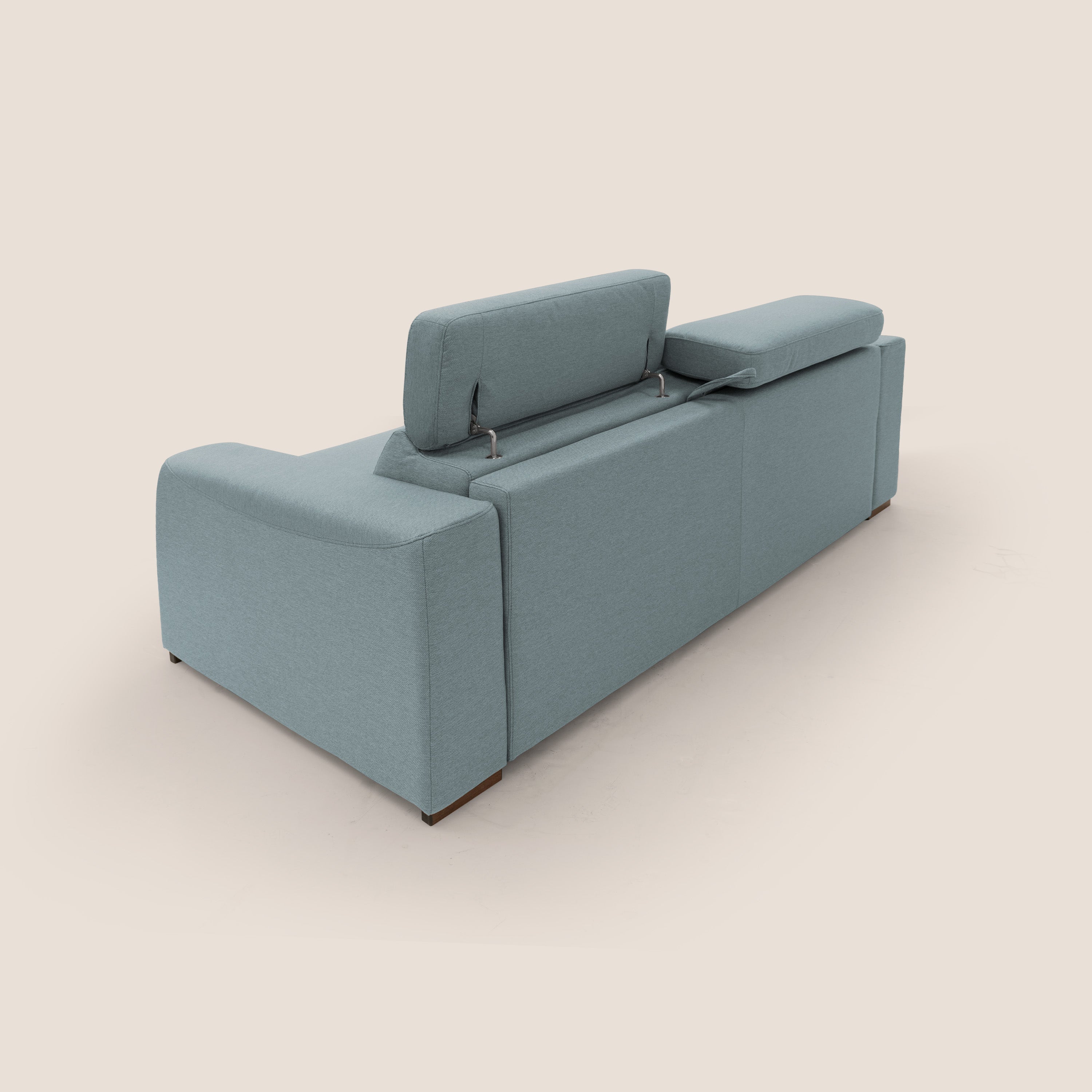Poseidon divano letto + relax elettrico in tessuto smacchiabile impermeabile T05 carta da zucchero