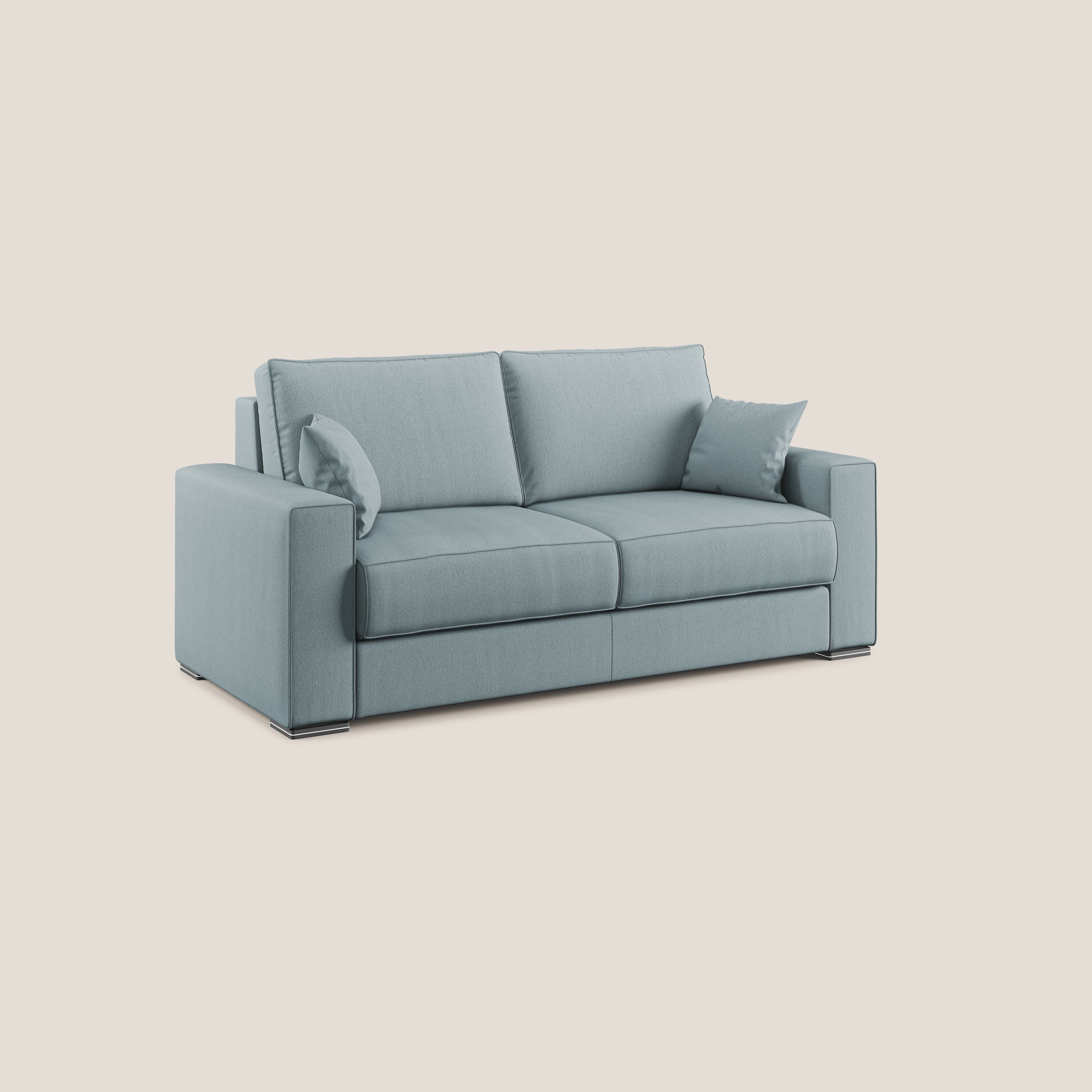 Dream Divano letto moderno dai morbidi cuscini in tessuto smacchiabile T05 carta da zucchero - divani.store