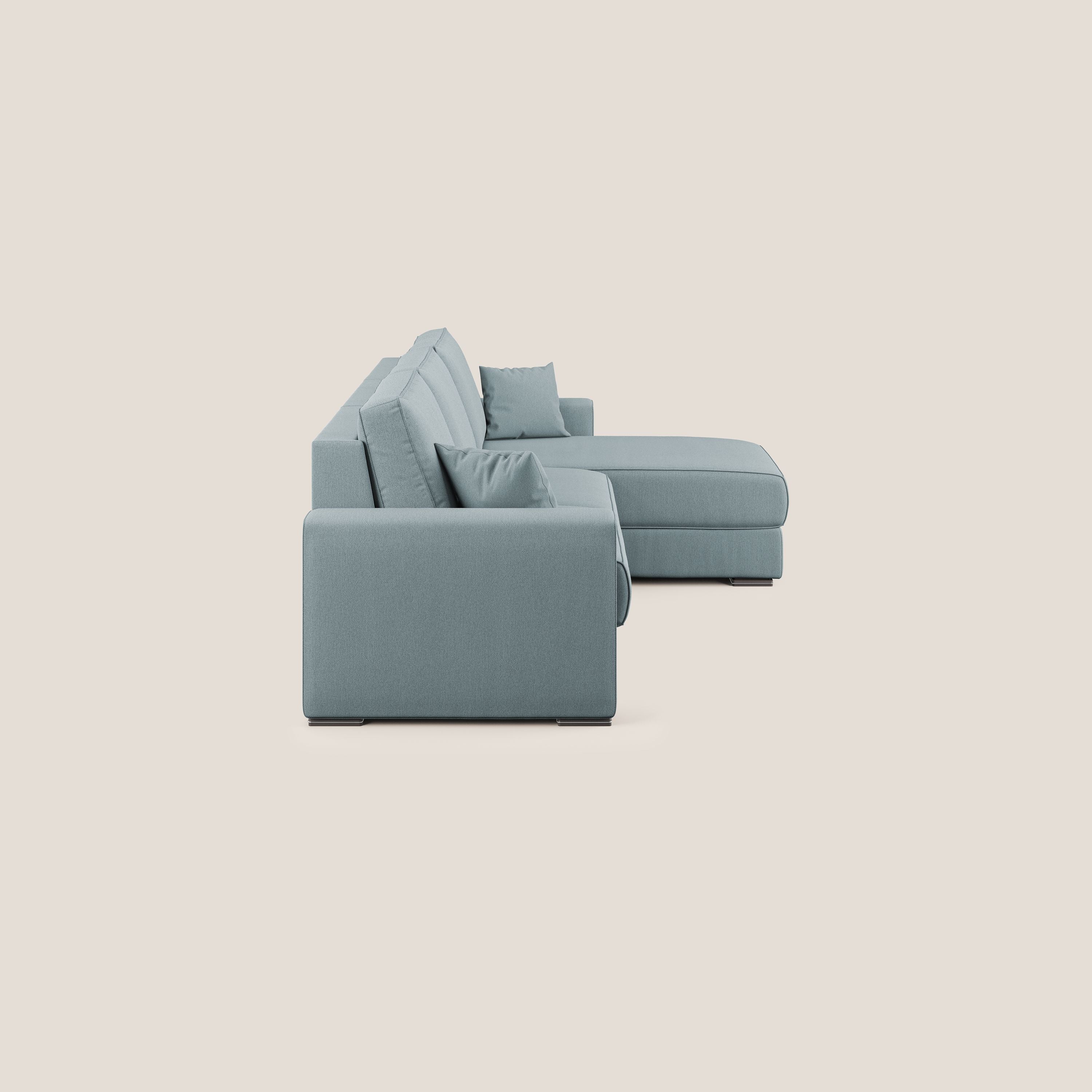 Dream Divano letto angolare in tessuto smacchiabile T05 carta da zucchero - divani.store
